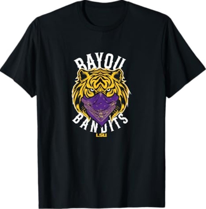 LSU Football – Bayou Bandits – LSU Tigers T-Shirt