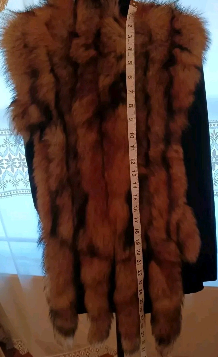 FOX VEST – SIZE SMALL/MEDIUM BY JACQUES SAINT LAURENT FOR F.C.I. PARIS NEW YORK