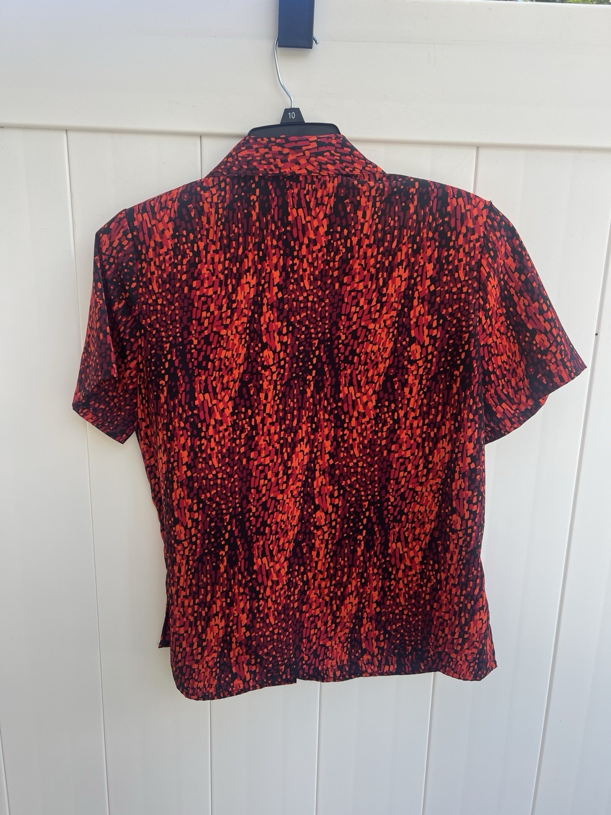 Notations Womens Petite PM Button Up Shoulder Pads Colorful