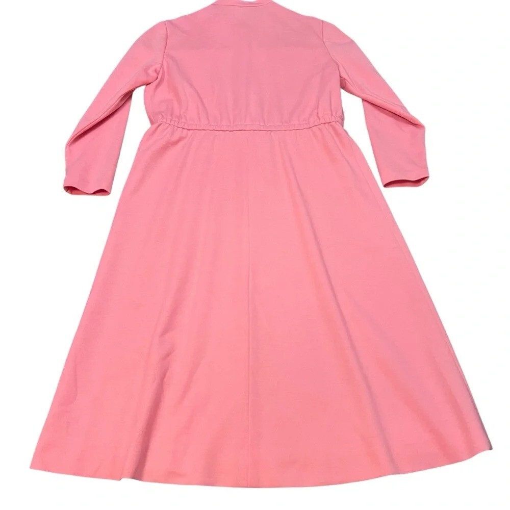 Cheekaberry Vintage Coral Pleated Pocket Belted Dress