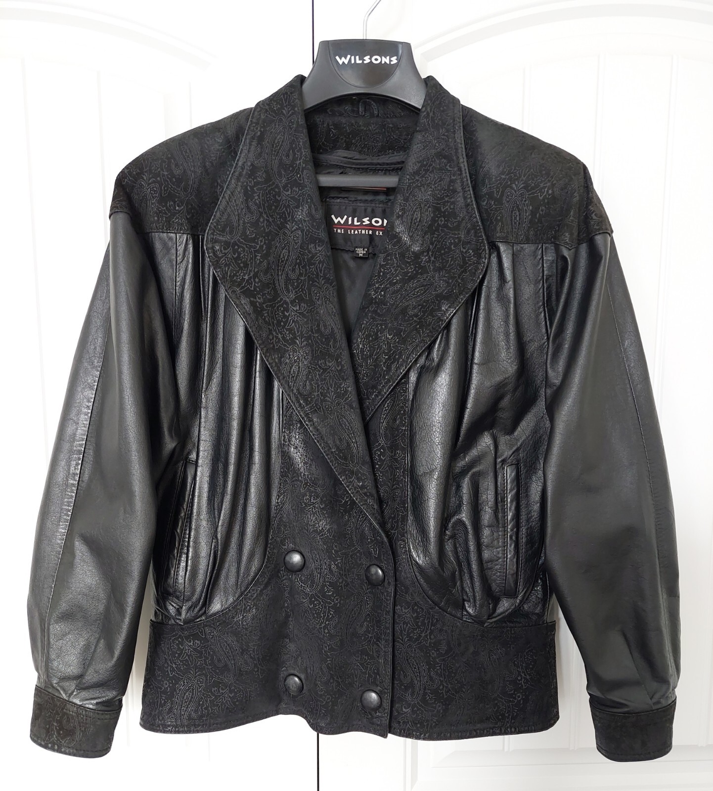 Vintage Wilson’s Leather Jacket Womens Size Medium 80s/90s Thinsulate