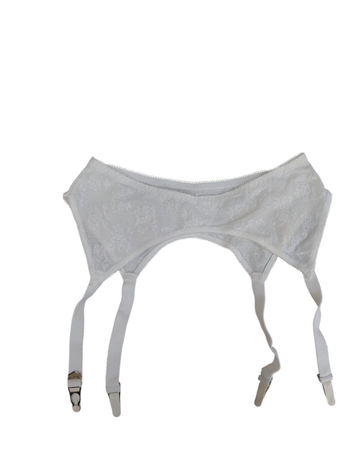 Vintage Garter Belt Size L White