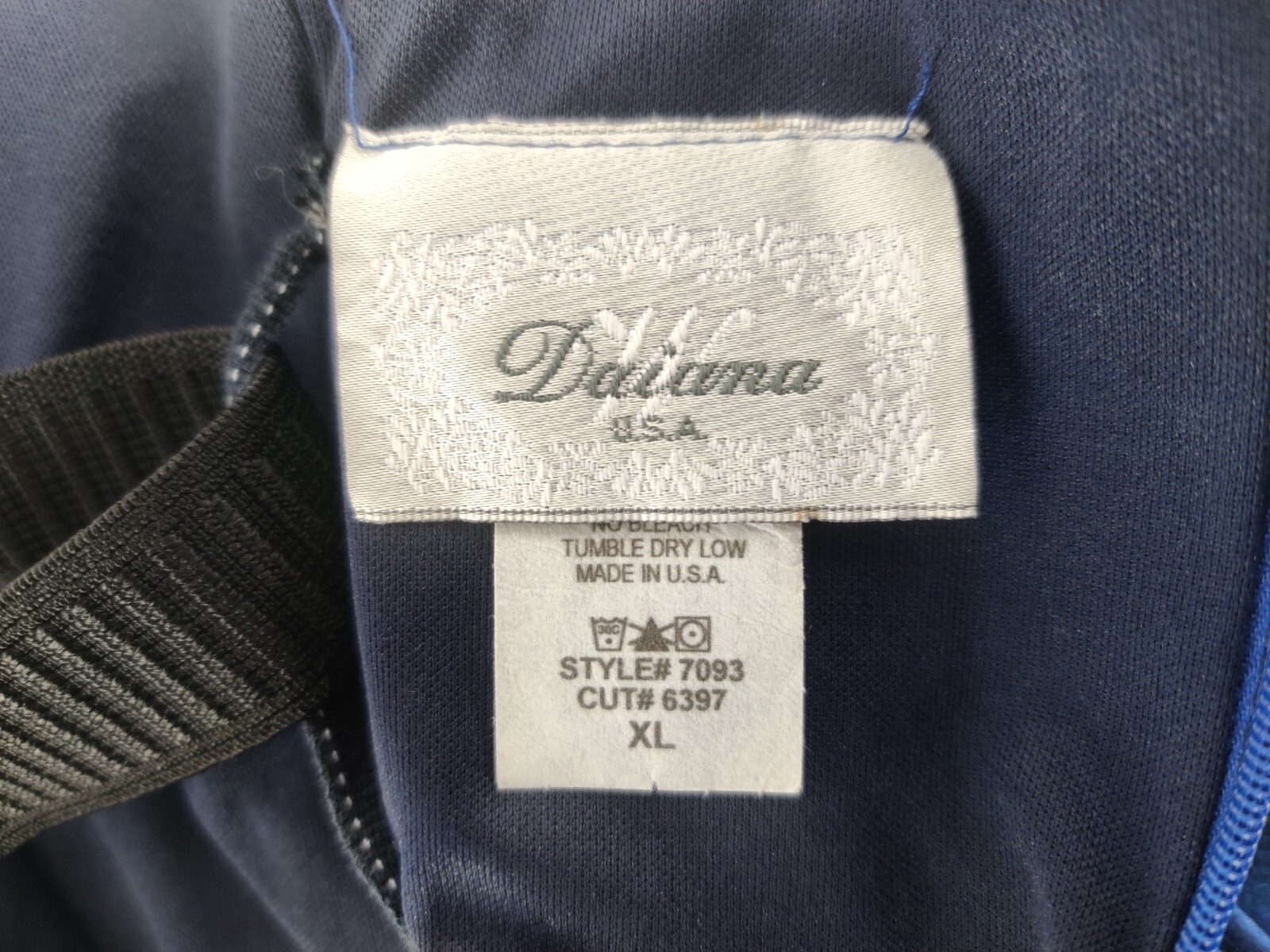 Vintage Diana Blue Metallic Strapless Party / Prom Dress Size XL (Runs Small)