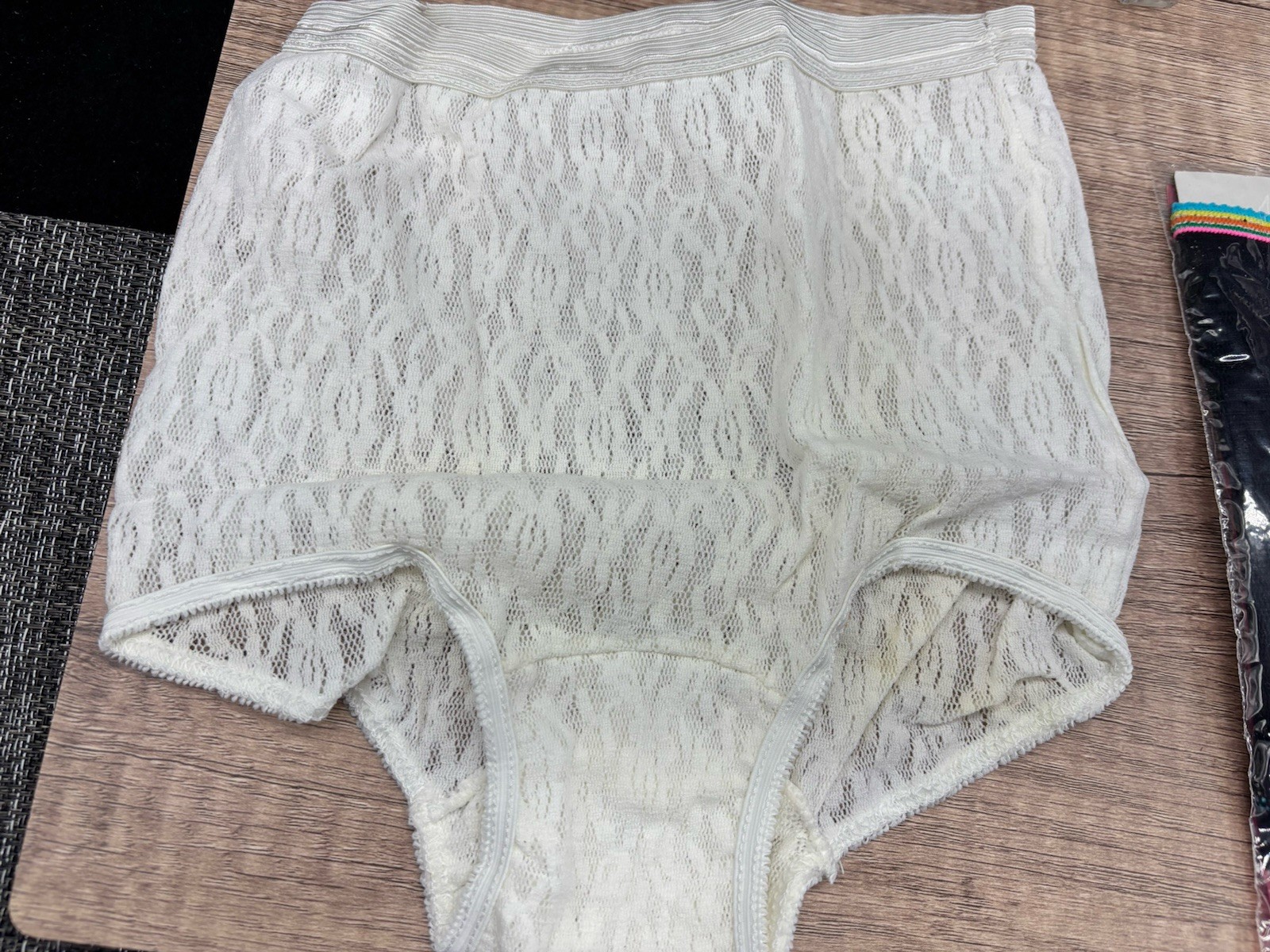 Vintage Miss Diana 100% Nylon Lace Helenca Panty NOS (2) READ