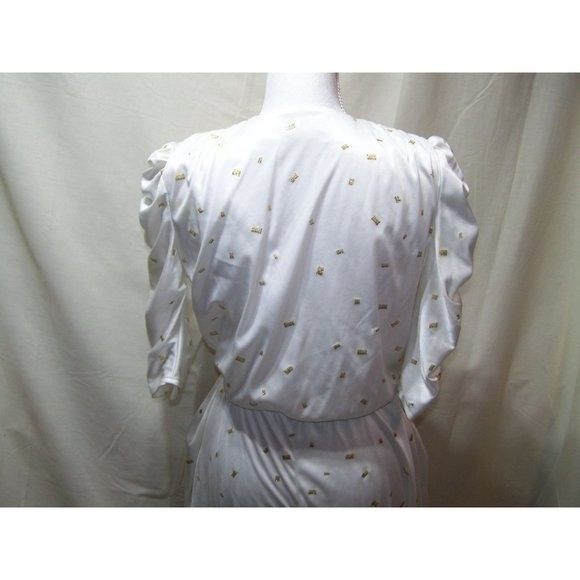 Vintage Diamond’s Run Jumpsuit Harem Leg 9/10 Parachute 90’s White Y2K