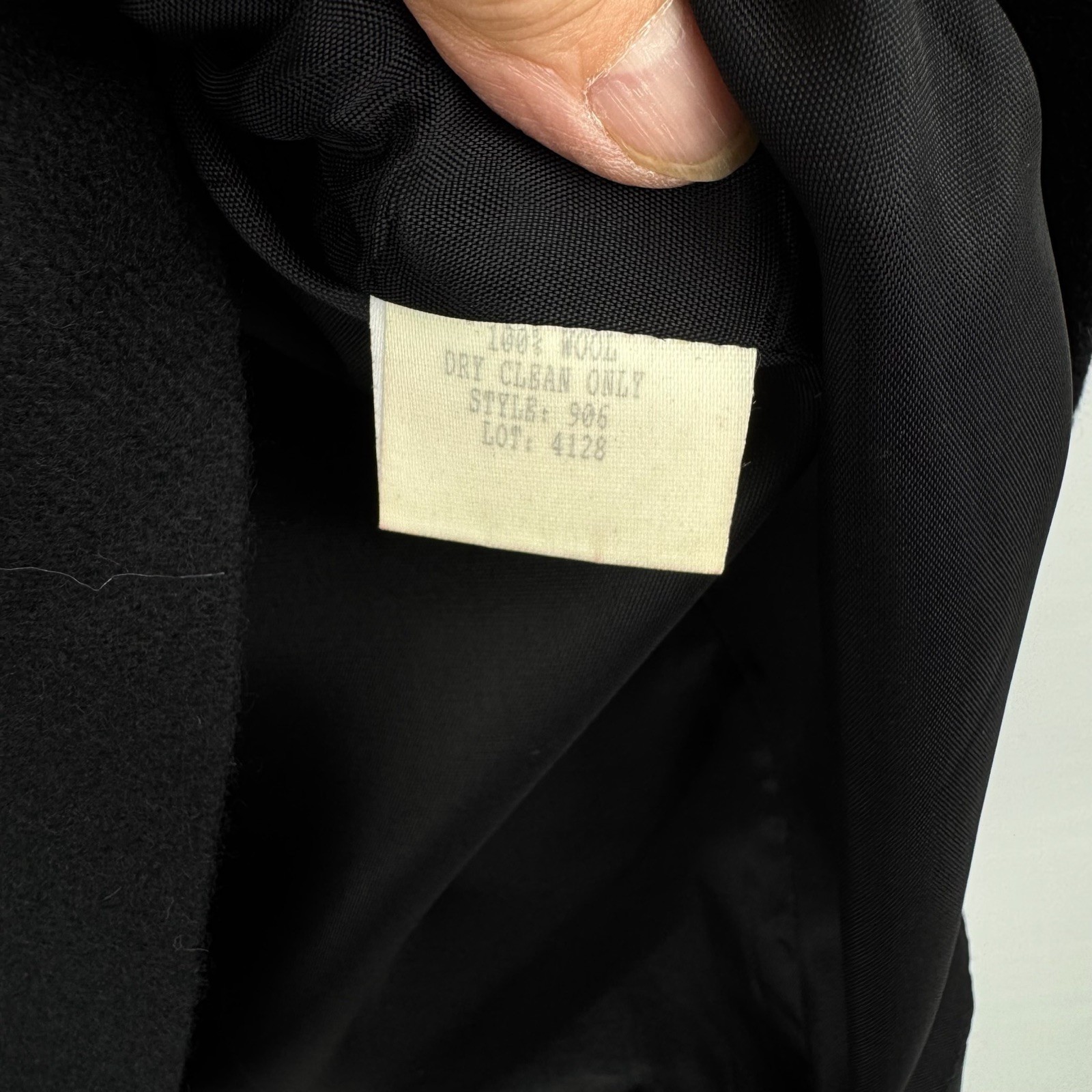 Vtg Ilysa Hart LTD Pleated 100% Pure Wool Women’s Black A Line Skirt Size 14