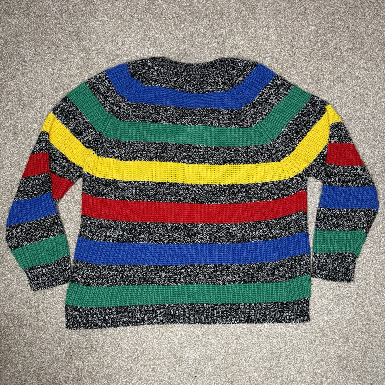 Vintage 80s Original Venezia Sportswear Sweater Women’s Size 46 XLarge Colorful