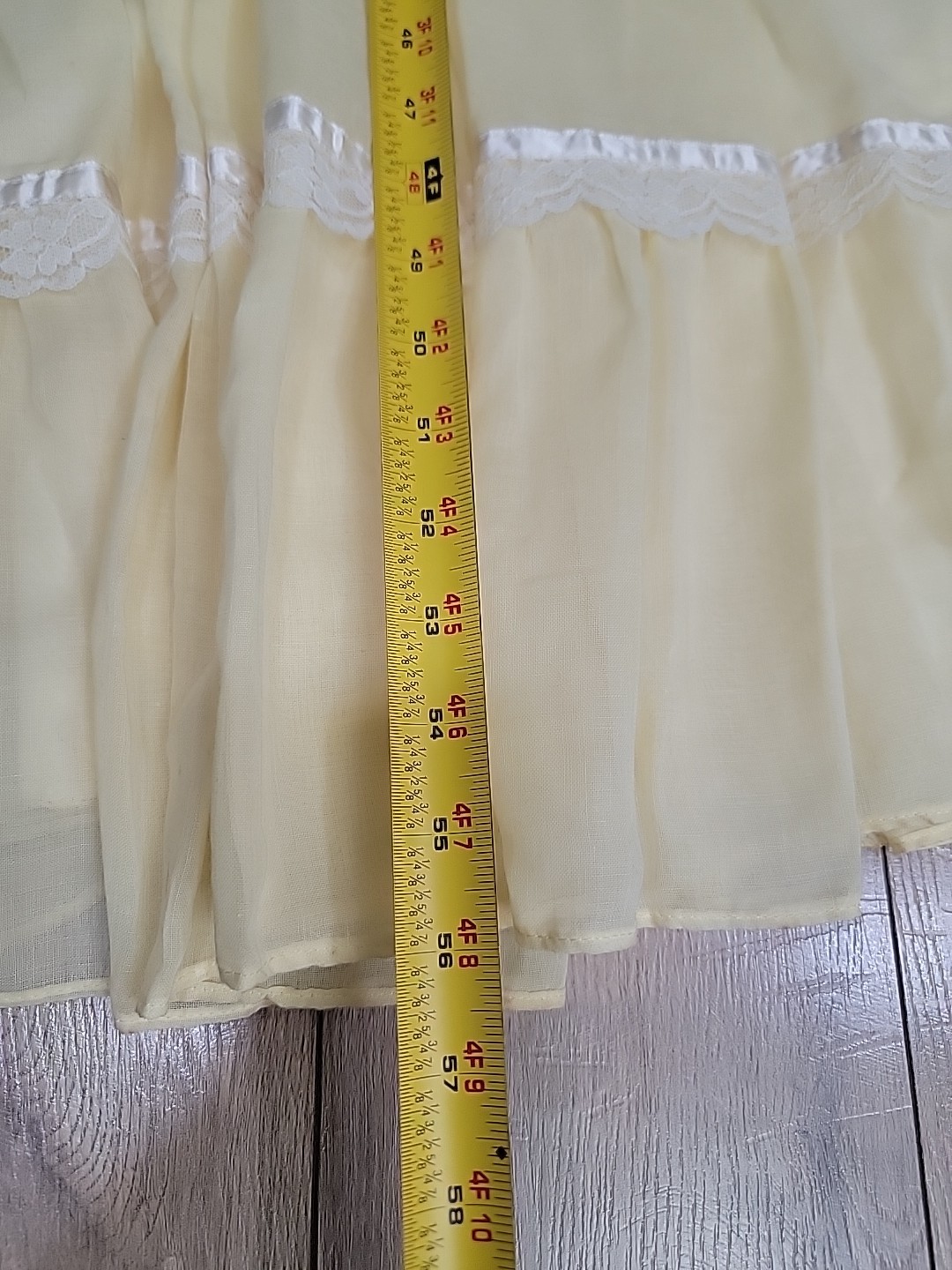 VTG 70s Gunne Sax Yellow Prairie Sundress Cottage Country Maxi