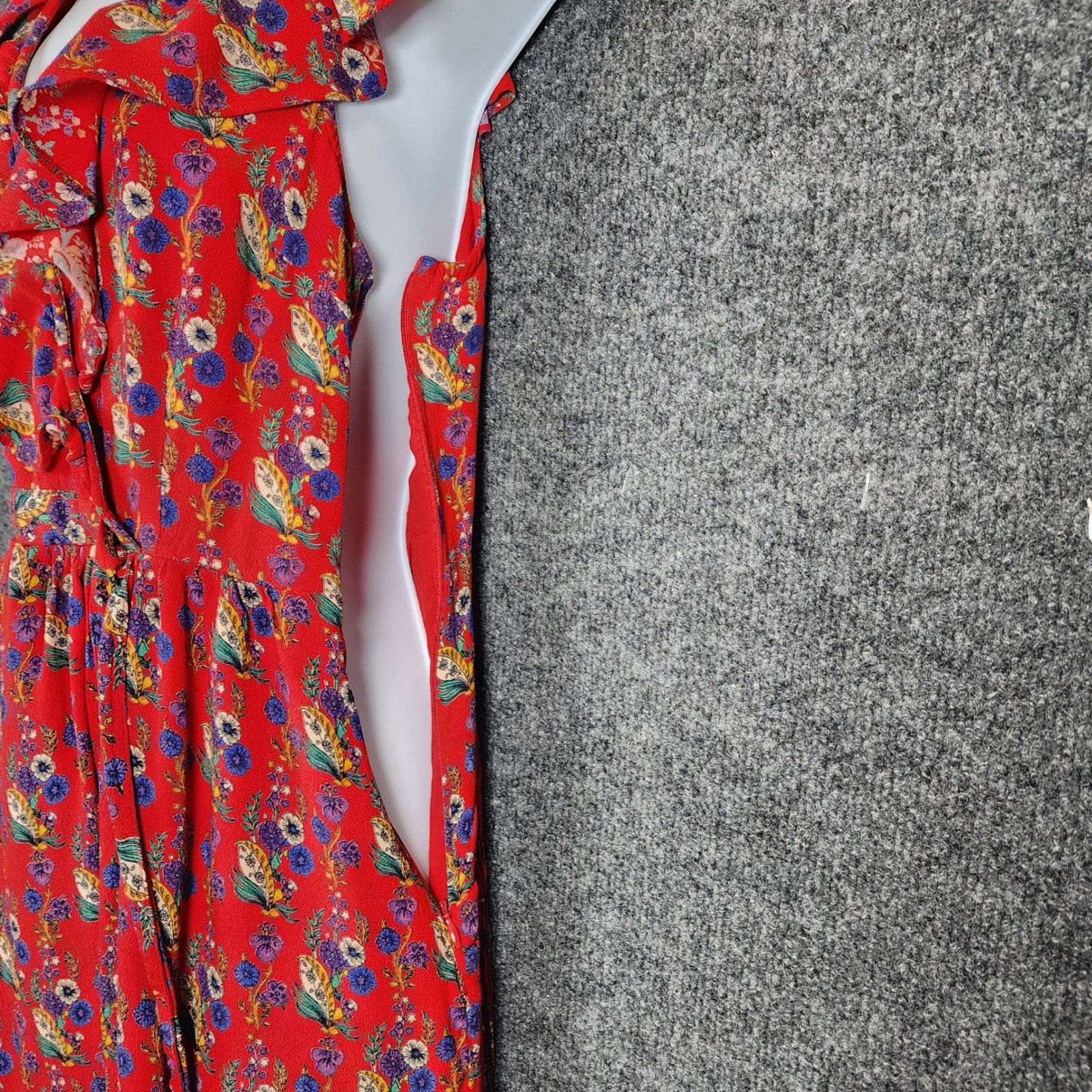 Maeve Anthropologie Womens Wrap Dress Size 8 Boho Floral Cottagecore