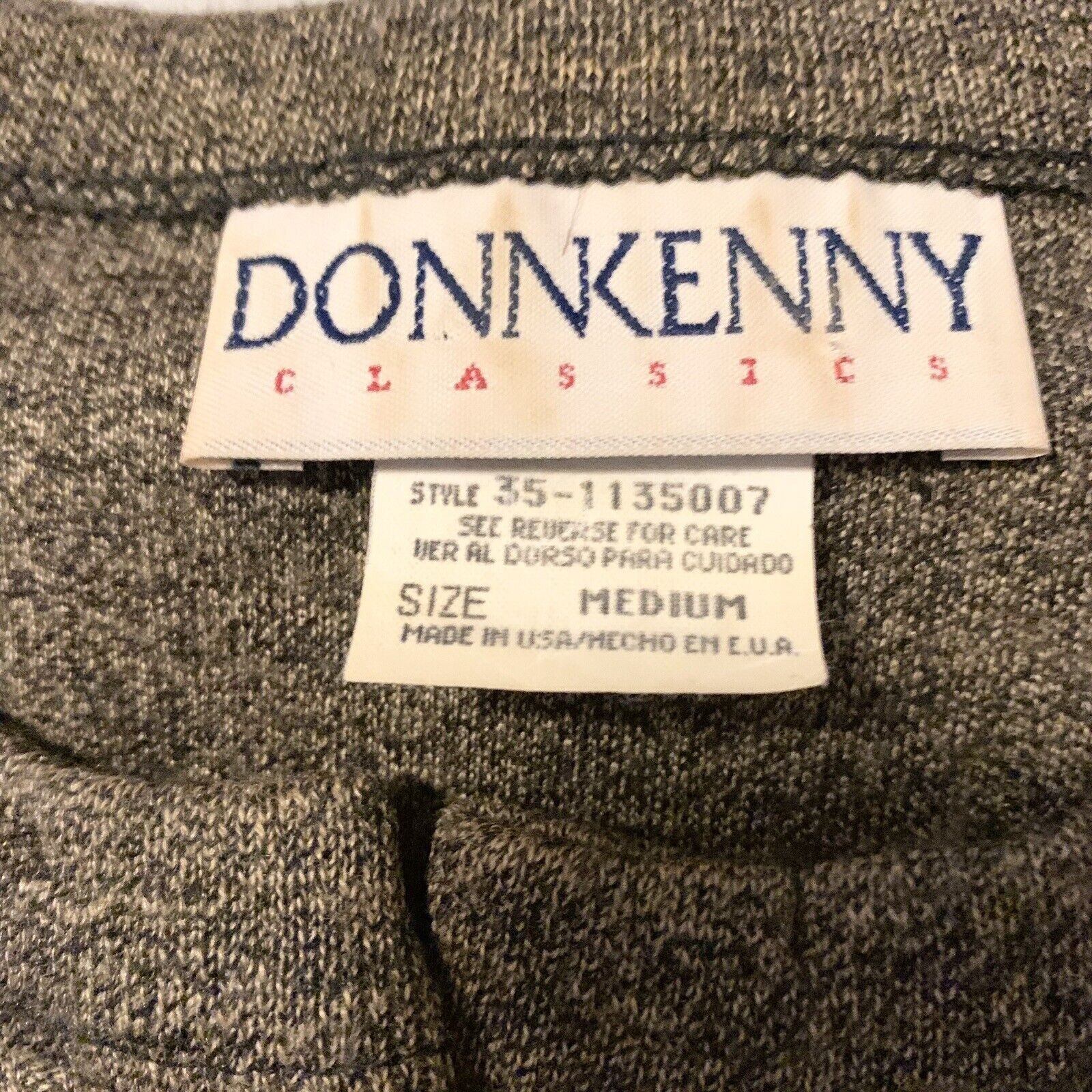 Vintage DonnKenny Sweater & Skirt (2-pc) Set MED Bronze Shimmer Soft Acrylic USA
