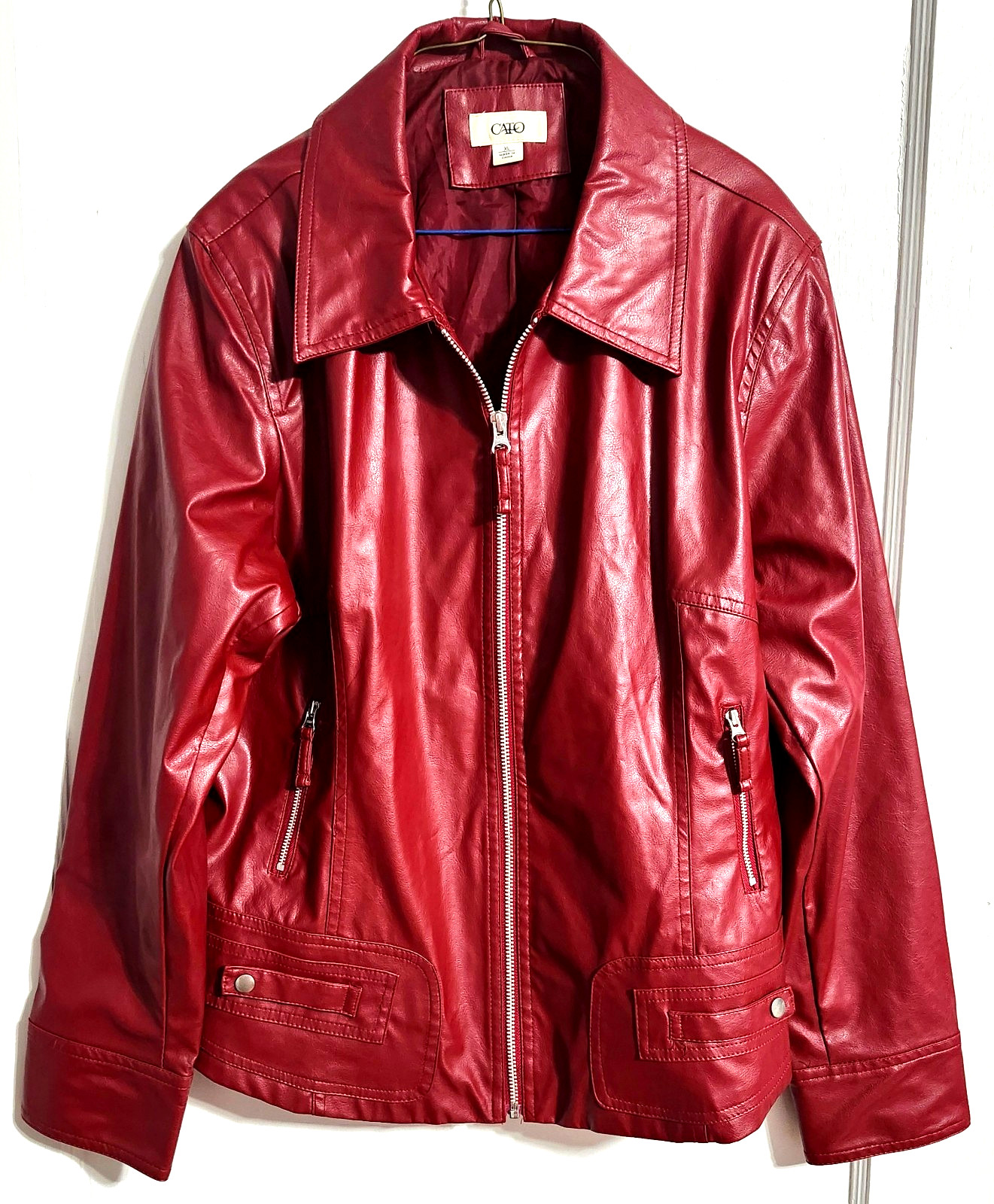 WOMEN’S CASUAL STYLE JACKET BY CATO (100% POLYESTER LINING) EXTRA LARGE EX-COND!