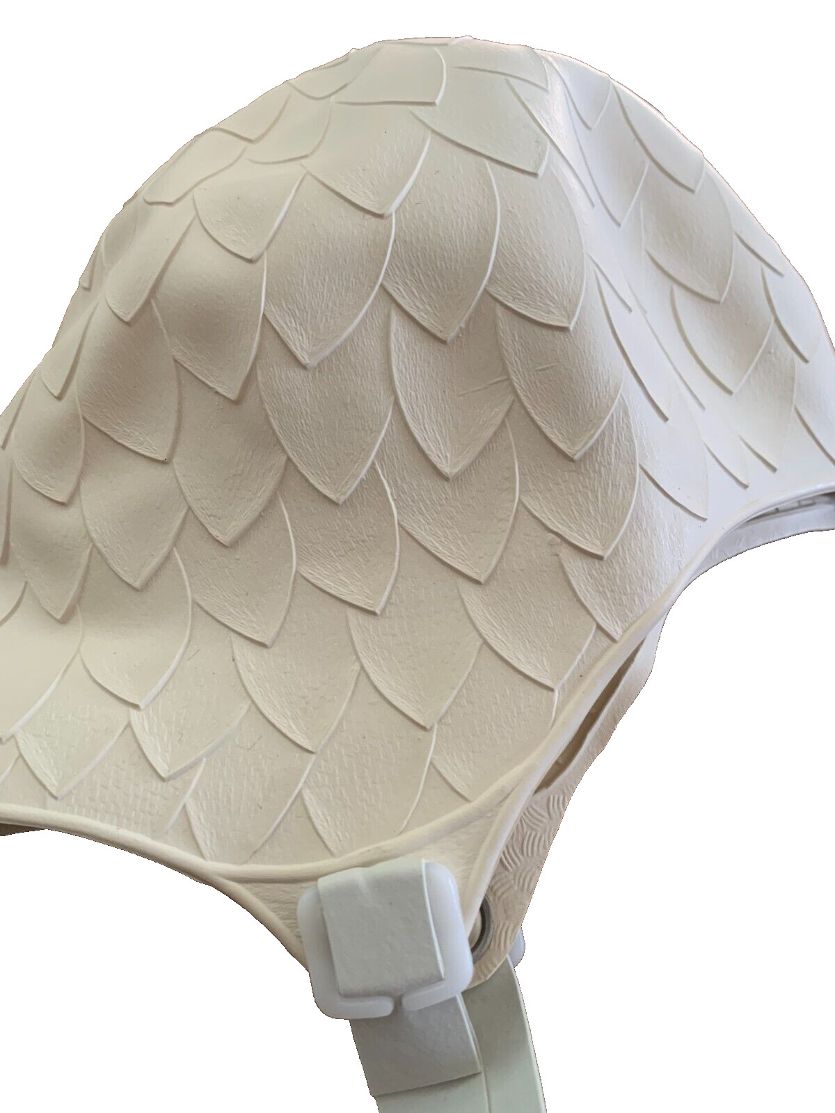 2 Swim Bathing Cap Aquapro Aqua Pro 5185W Rubber Cream Textured Vintage NEW NIP