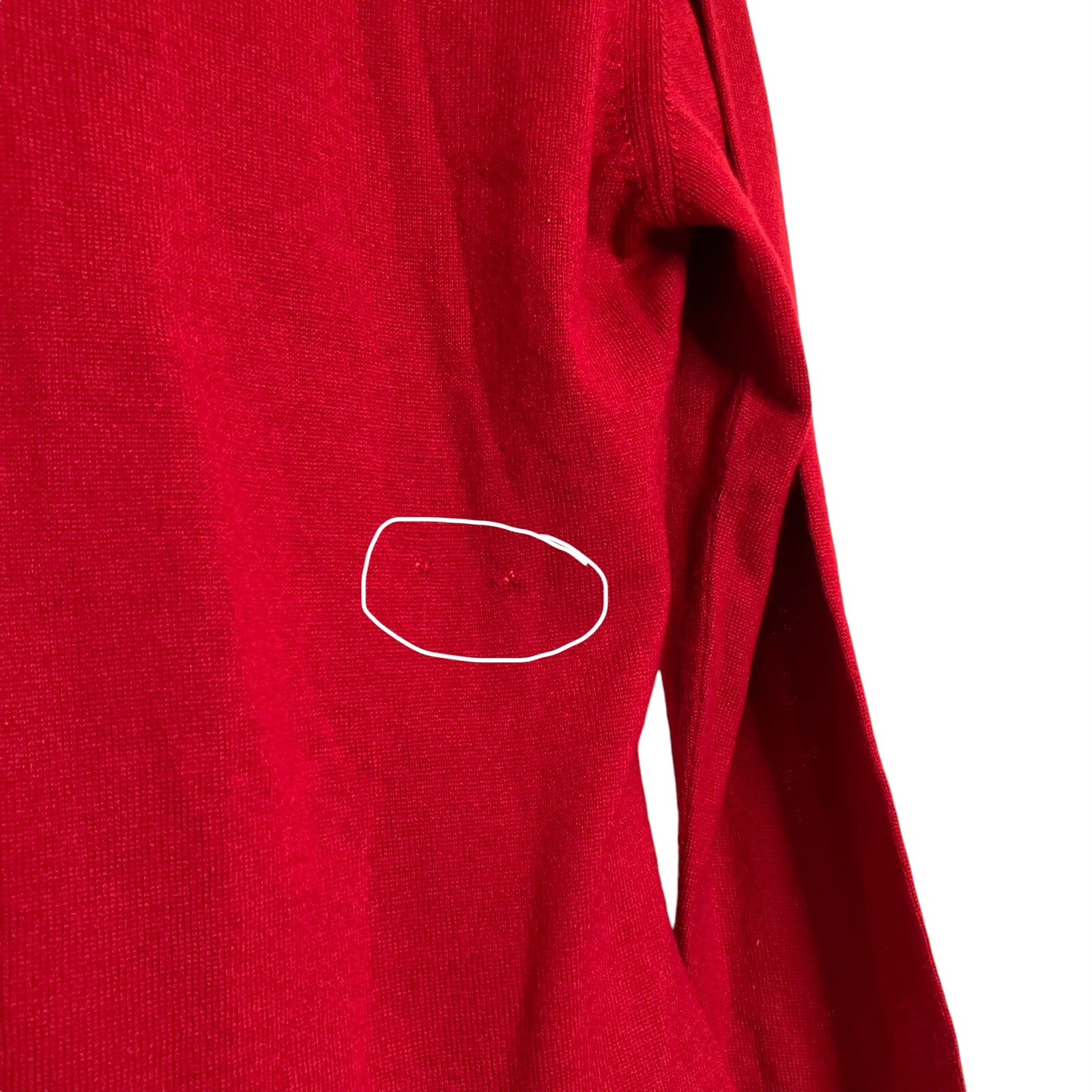 HIRSCH 100% Merino Wool Red Sweater Vintage Cardigan Size 40 Or Medium