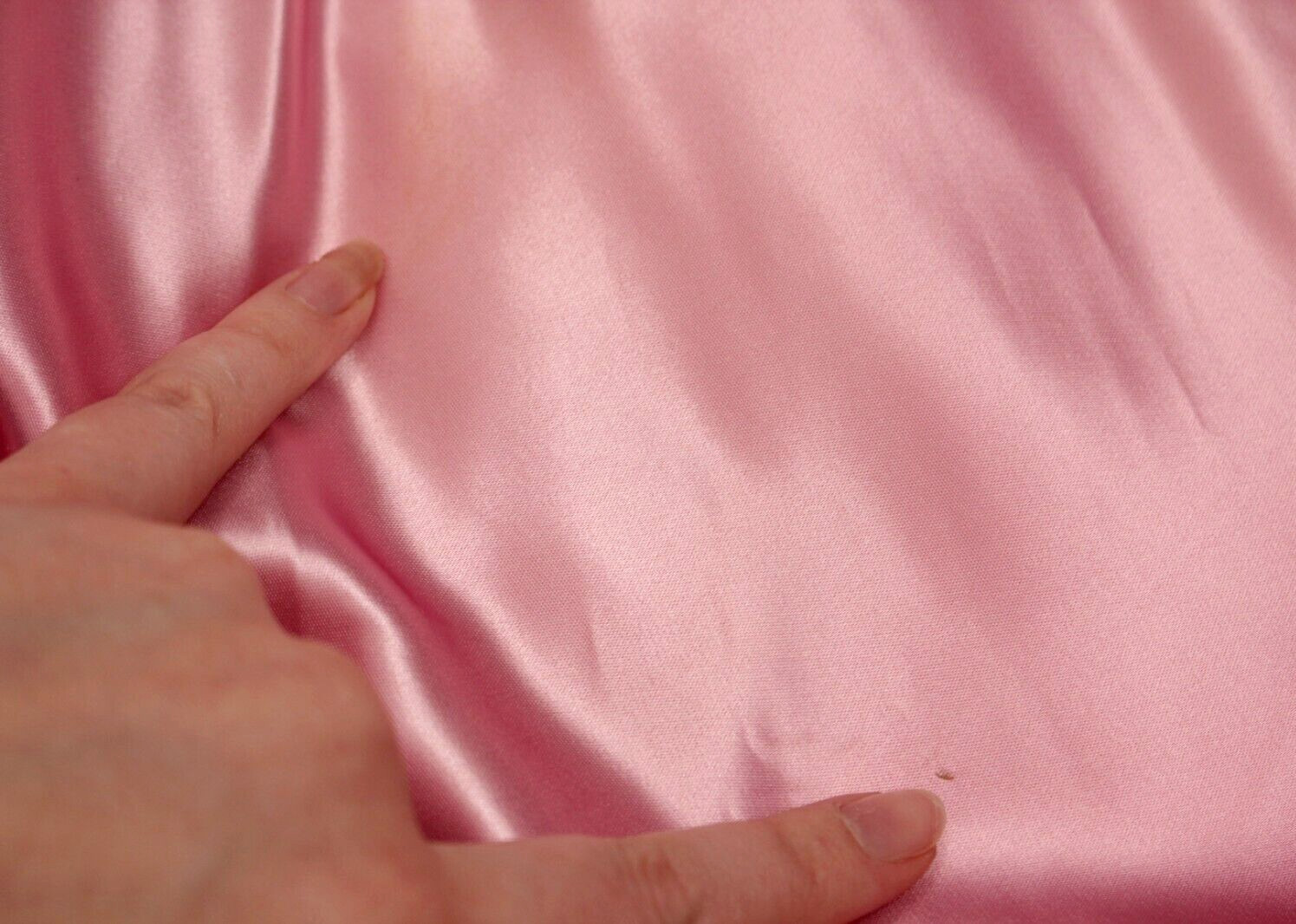 Vtg Women’s 40s Pink Ombre Formal Gown XS/S 1940s Satin Maxi Dress Prom