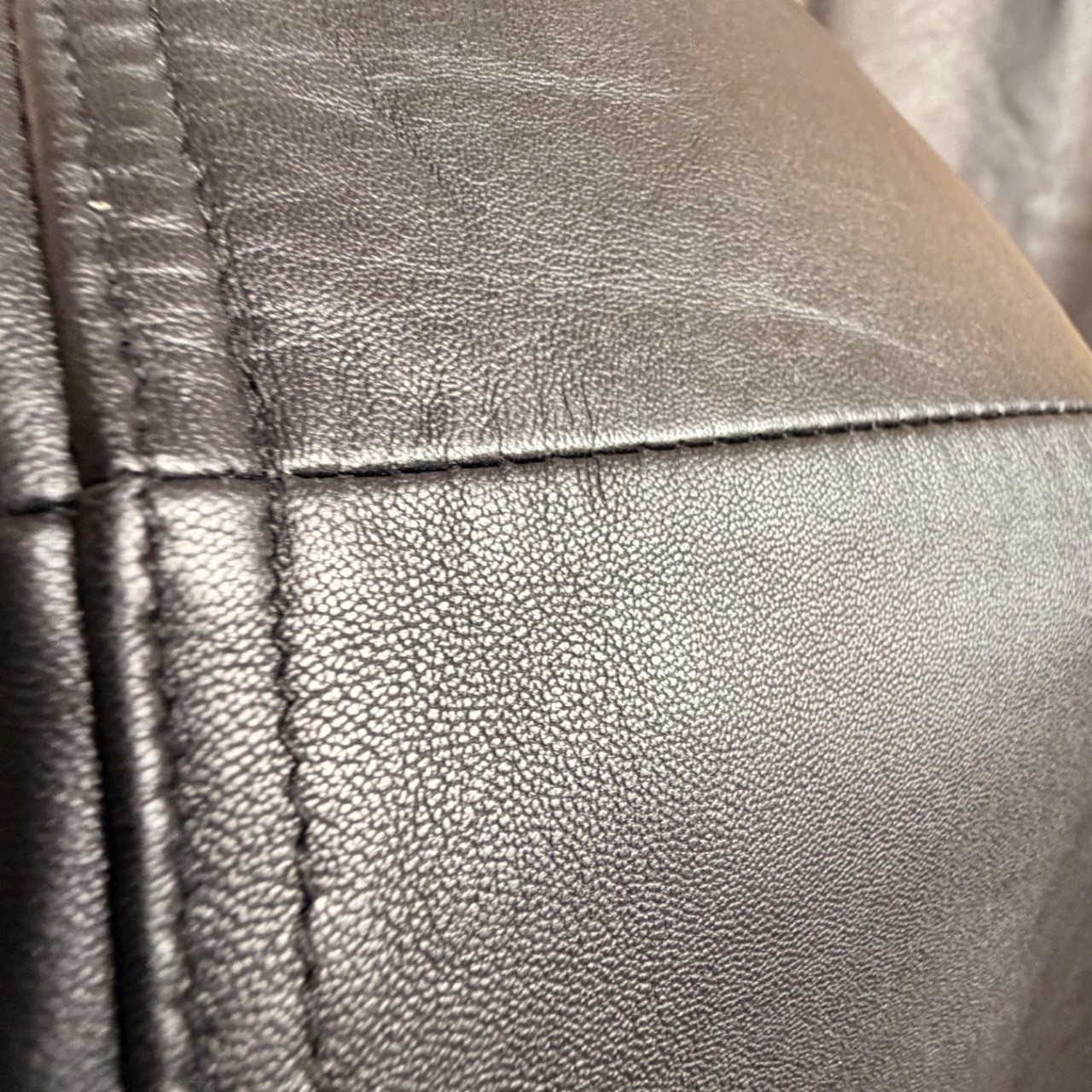 Vintage Neiman Marcus Exclusive Black Leather Bootcut Pants Women’s 12 Y2K