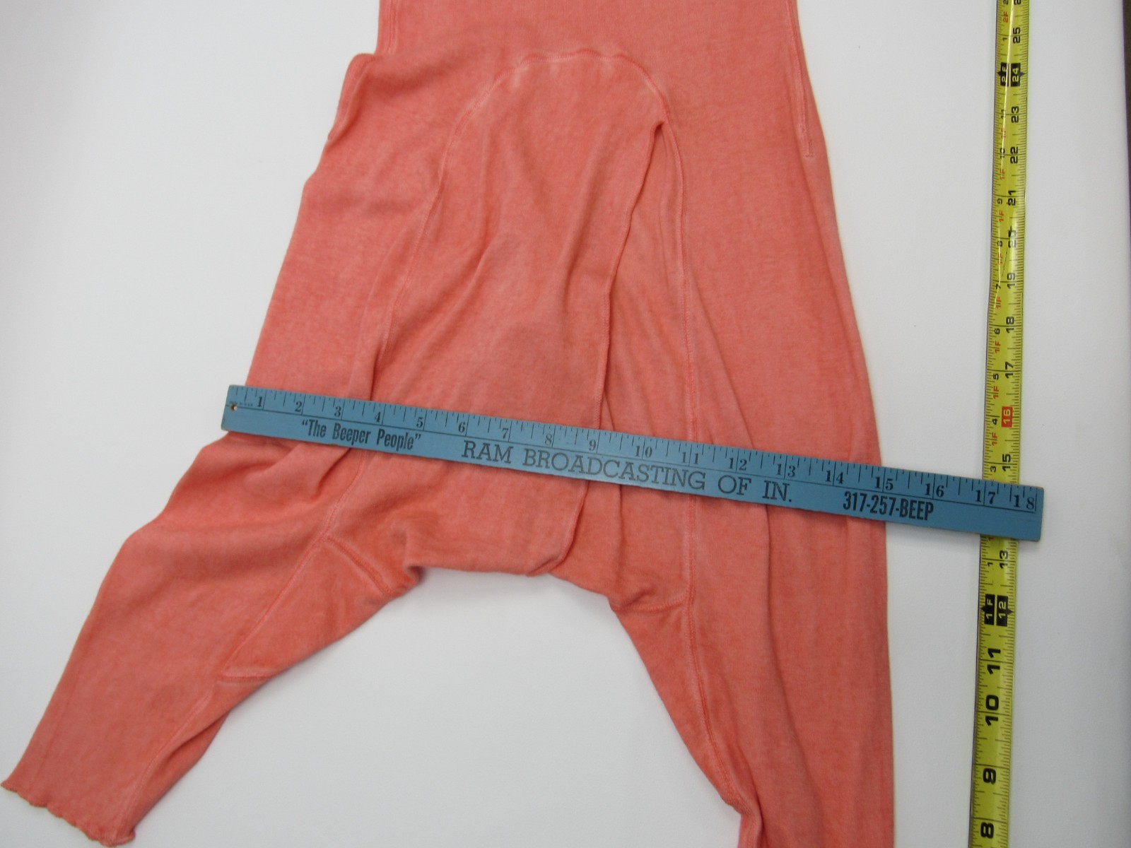 Vintage Union Suit Undergarment Pink Coral Antique One Piece Lot