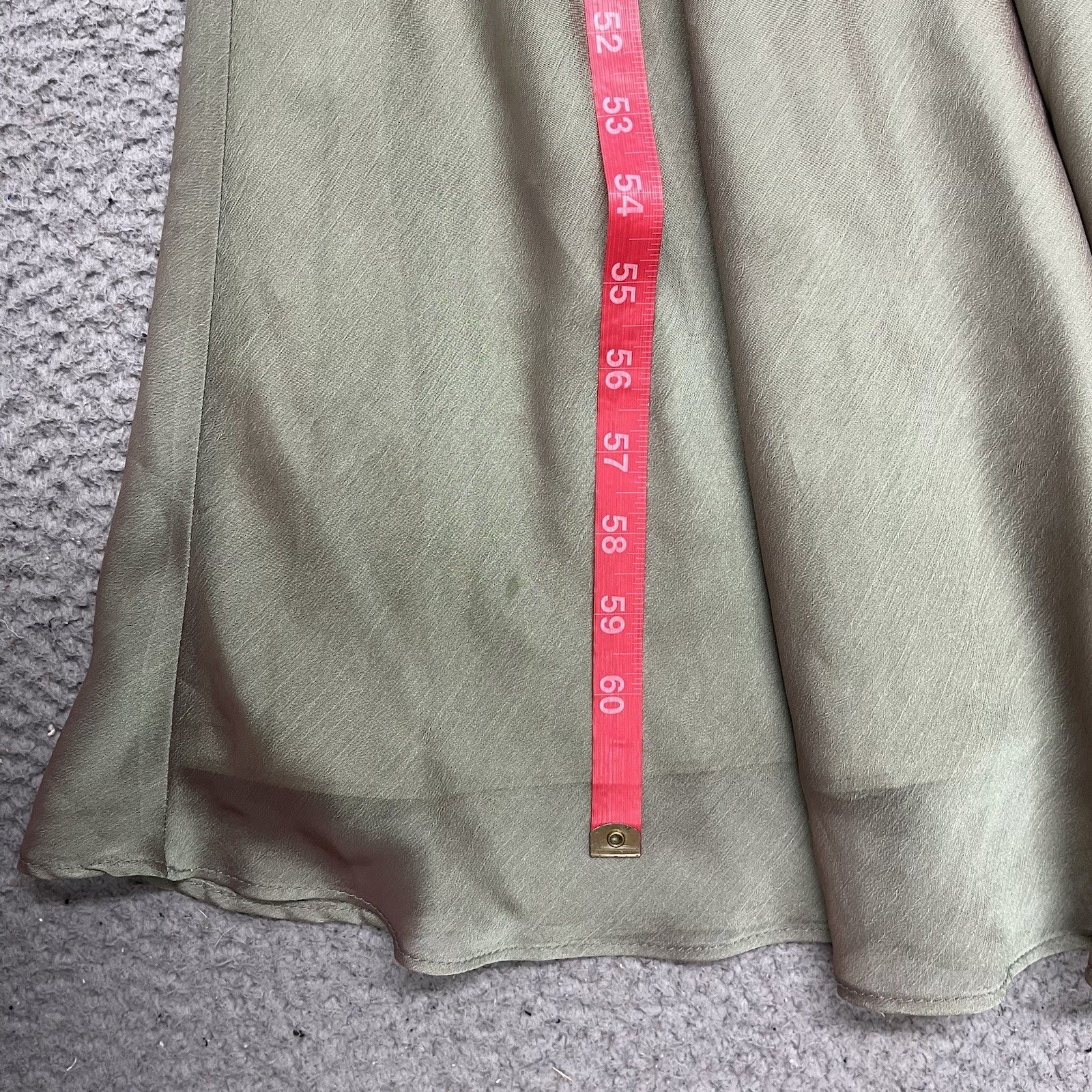Y2K Michaelangelo Fairy Dress Womens 10 Green Iridescent Draped Neck 90s Chiffon