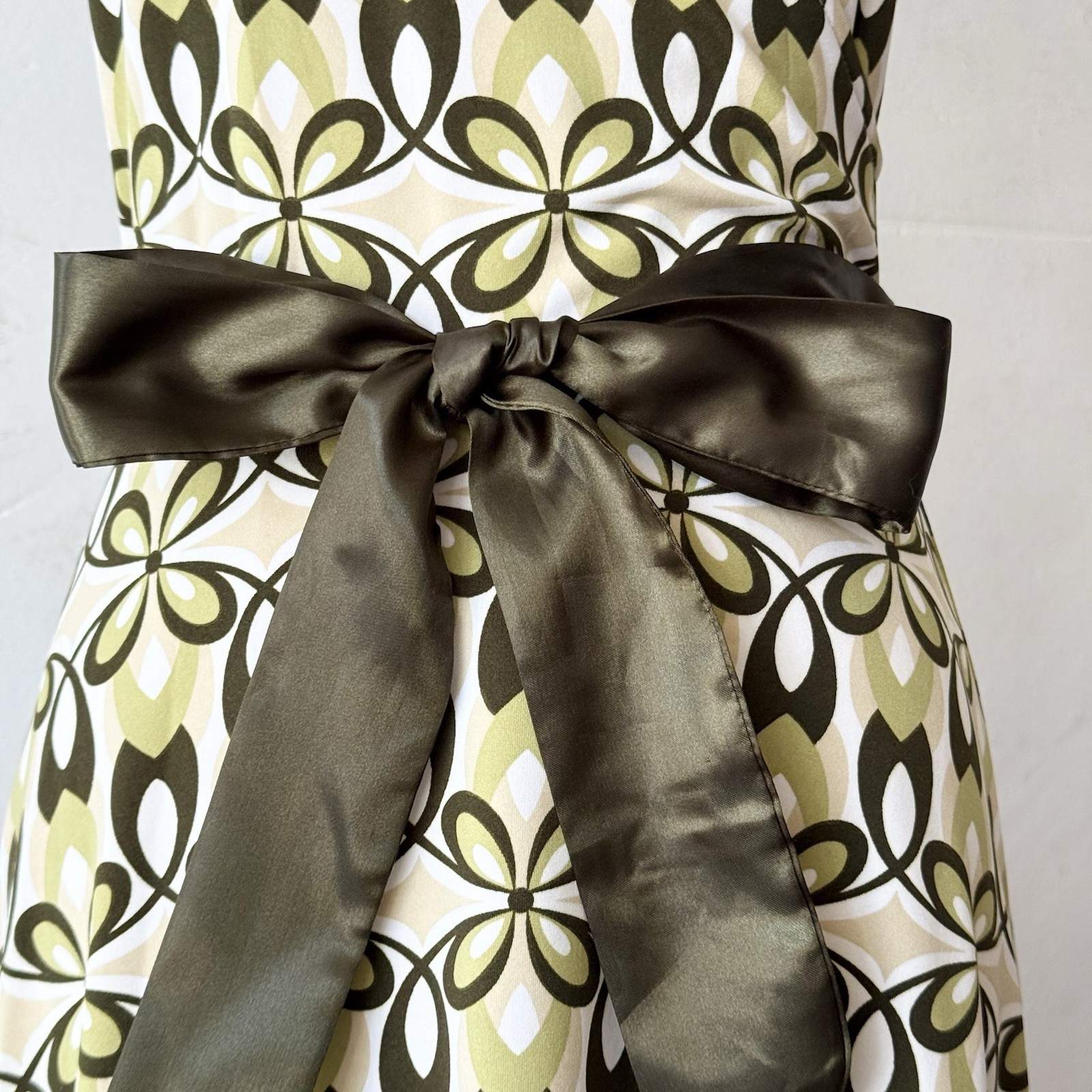 Y2K Does 1970’s Psychedelic Floral Print Shirt Dress • S