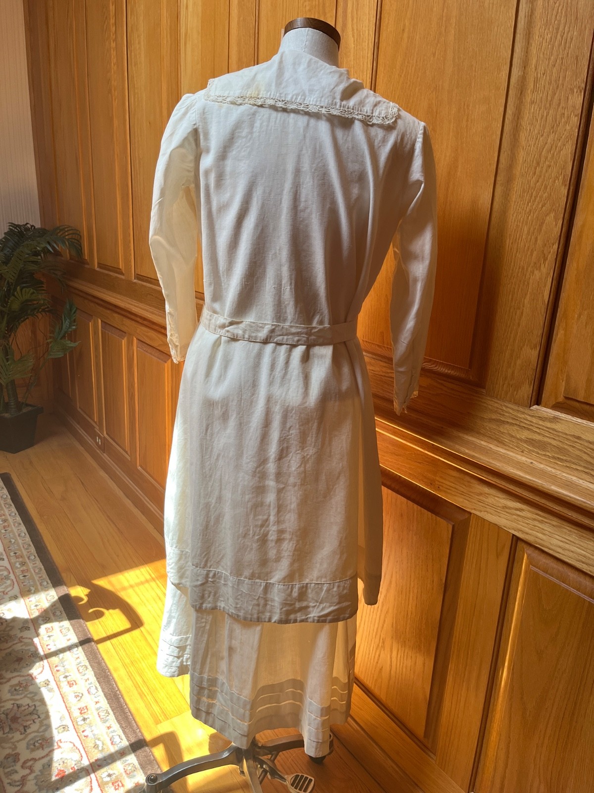 Antique Victorian Top and skirt, with a tie belt