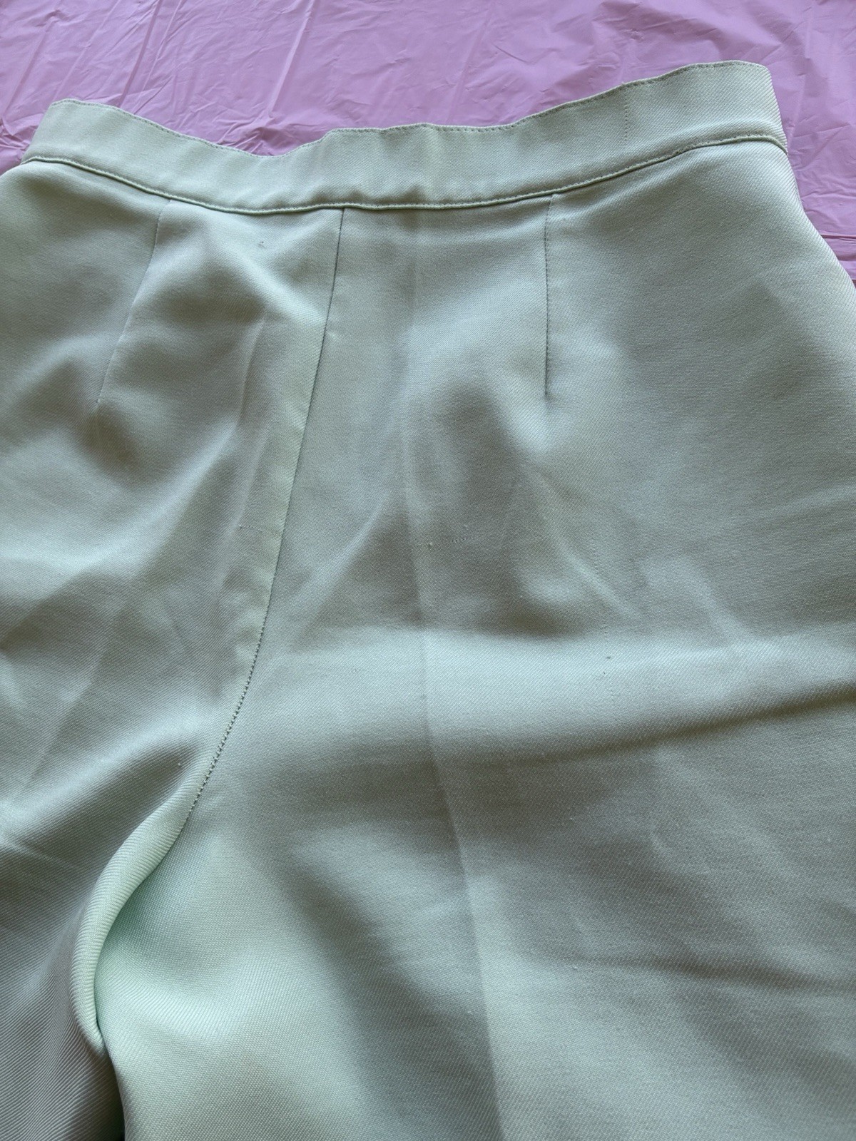 Vintage Stockton of Dallas Women’s Mint Green Bermuda Shorts 70s High Waist Sz L
