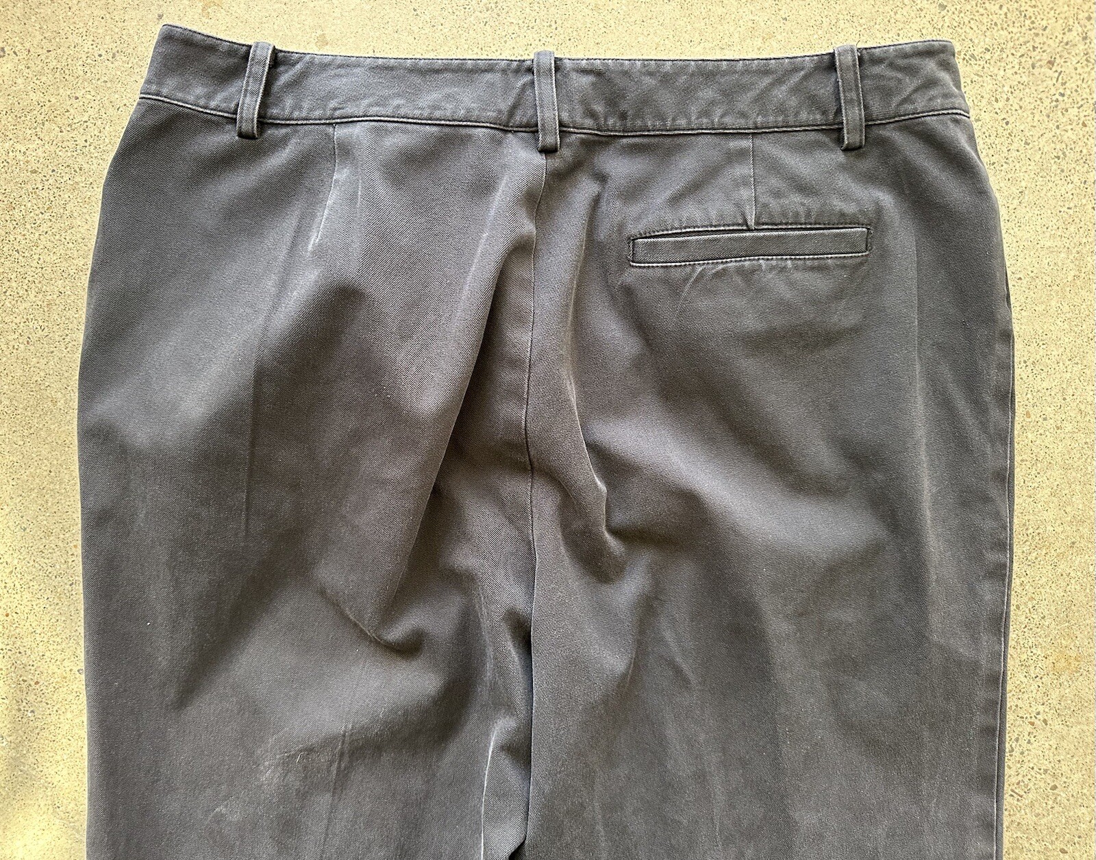 Vintage Polo Ralph Lauren Black Cotton & Elastane Straight Leg Pants Size 10