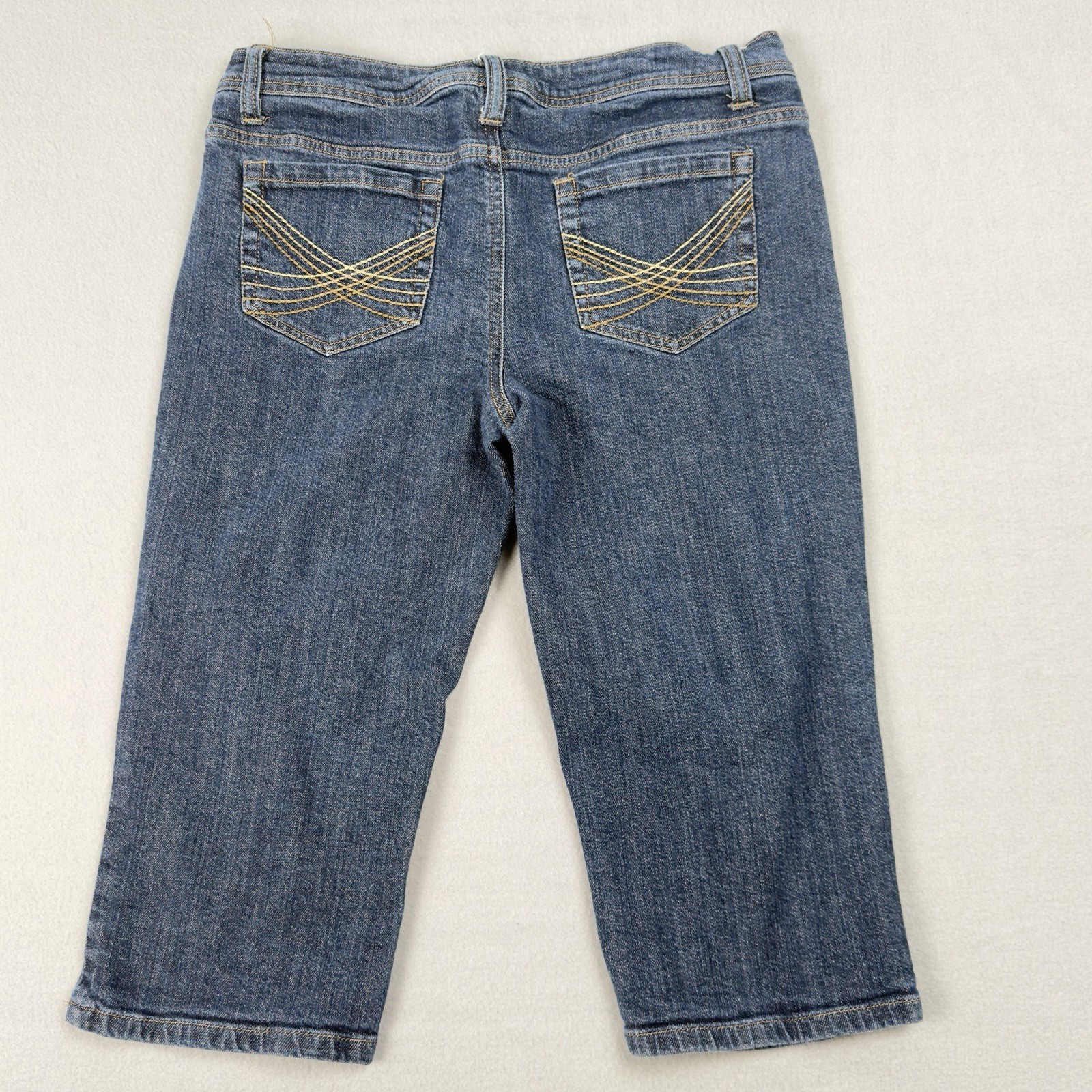 MUDD Low Rise Capri Jeans Pants Crop Size 11 (32W x 17L) Boho Vintage Y2K 90’s
