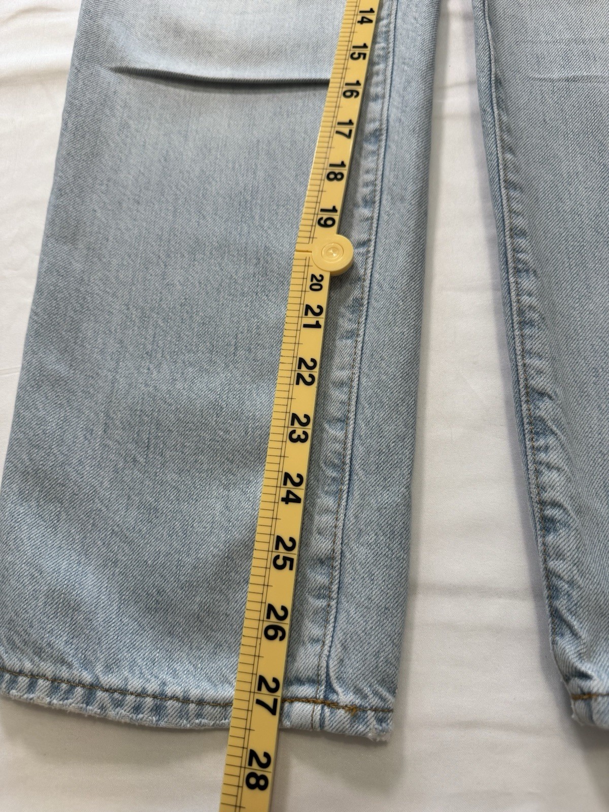 Madewell Curvy Perfect Vintage Jean Light Blue Cotton Women’s Jeans Size 28