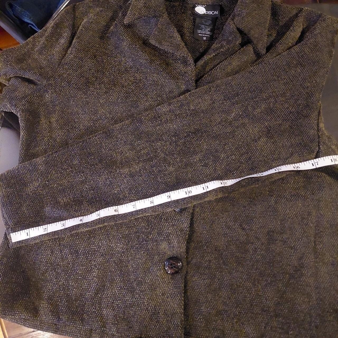 Vintage dark green made in Canada button up.