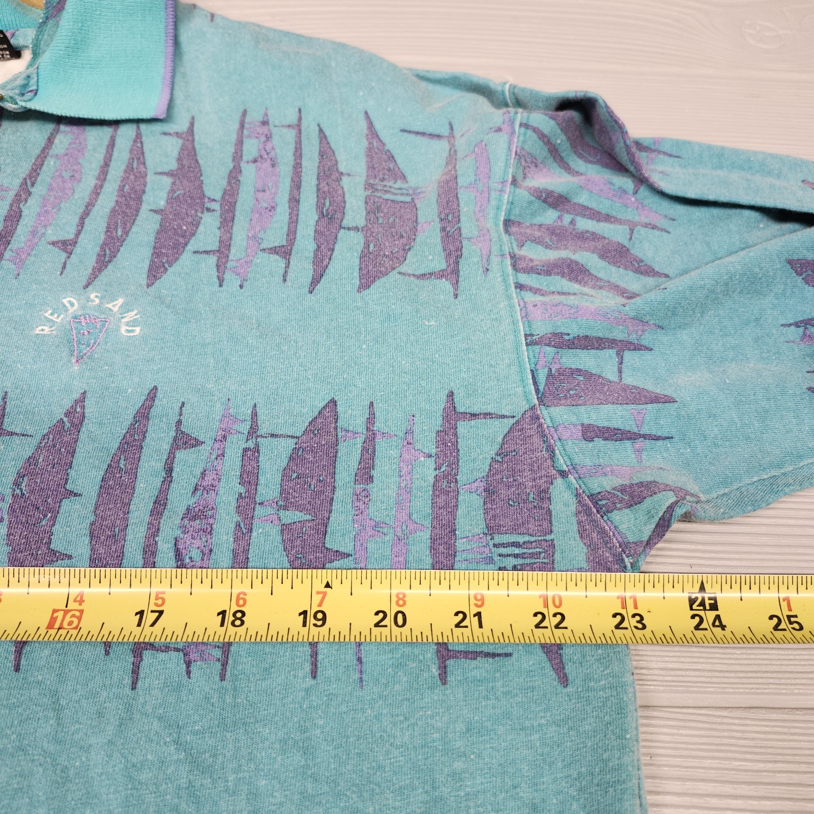 Vintage 80s 90s Volley Redsand Gear Retro Quarter Zip Shirt Womens L