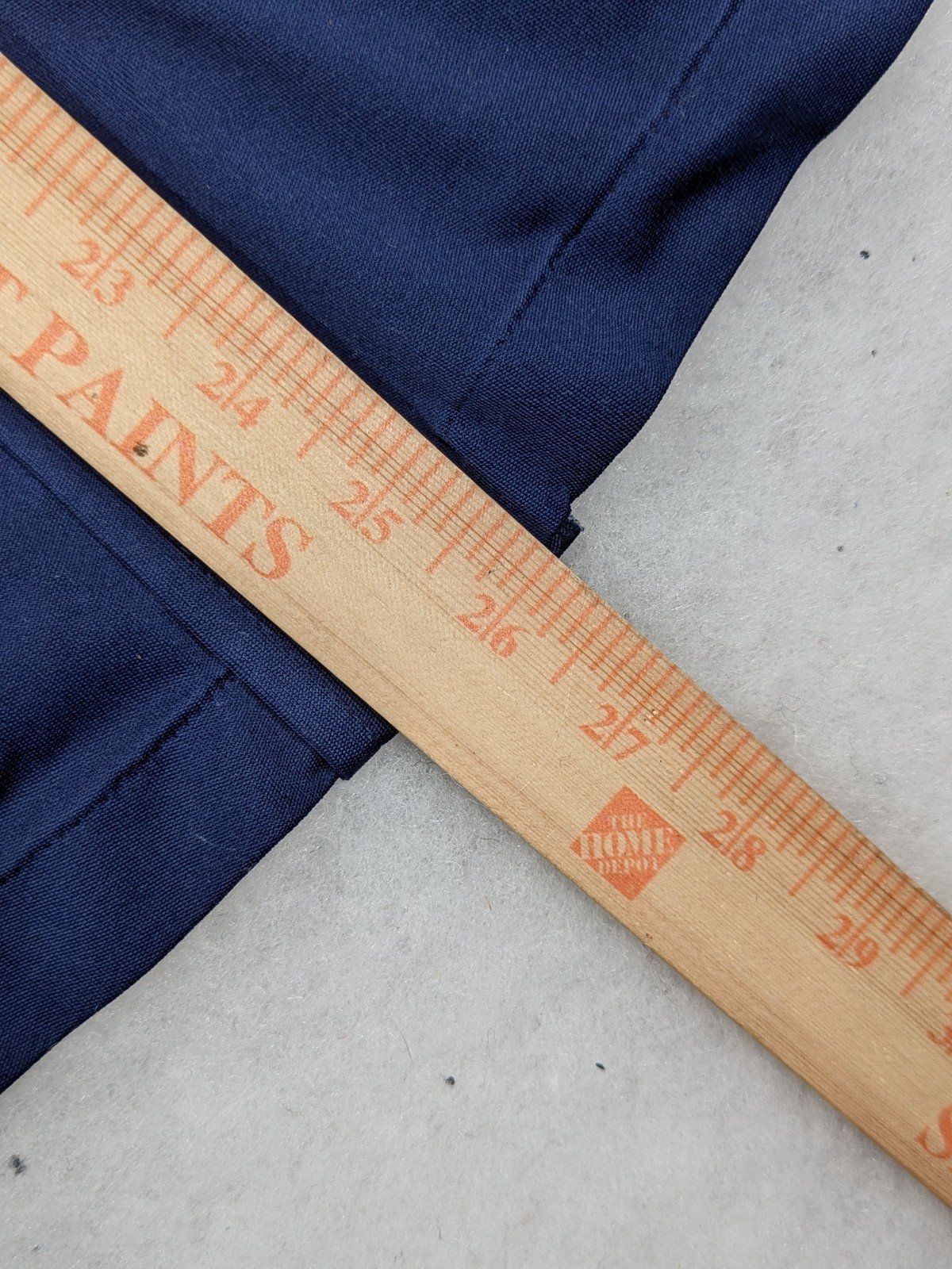 SEARS Perma Prest Vtg 60s 70s Navy Blue Btn Short Sleeve SHIRT TOP Women’s L 16