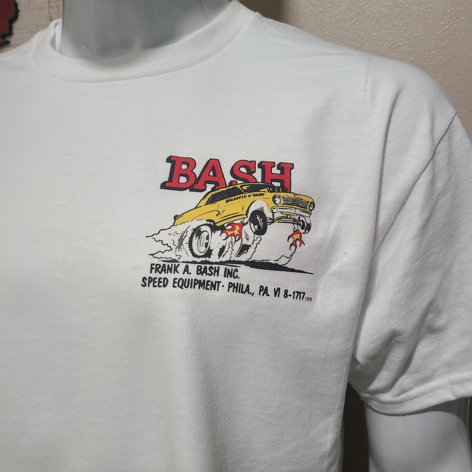 Vintage GASSER/DRAG/NASCAR/SPRINT/MIDGET RACE T-shirt BASH SPEED EQUIPMENT