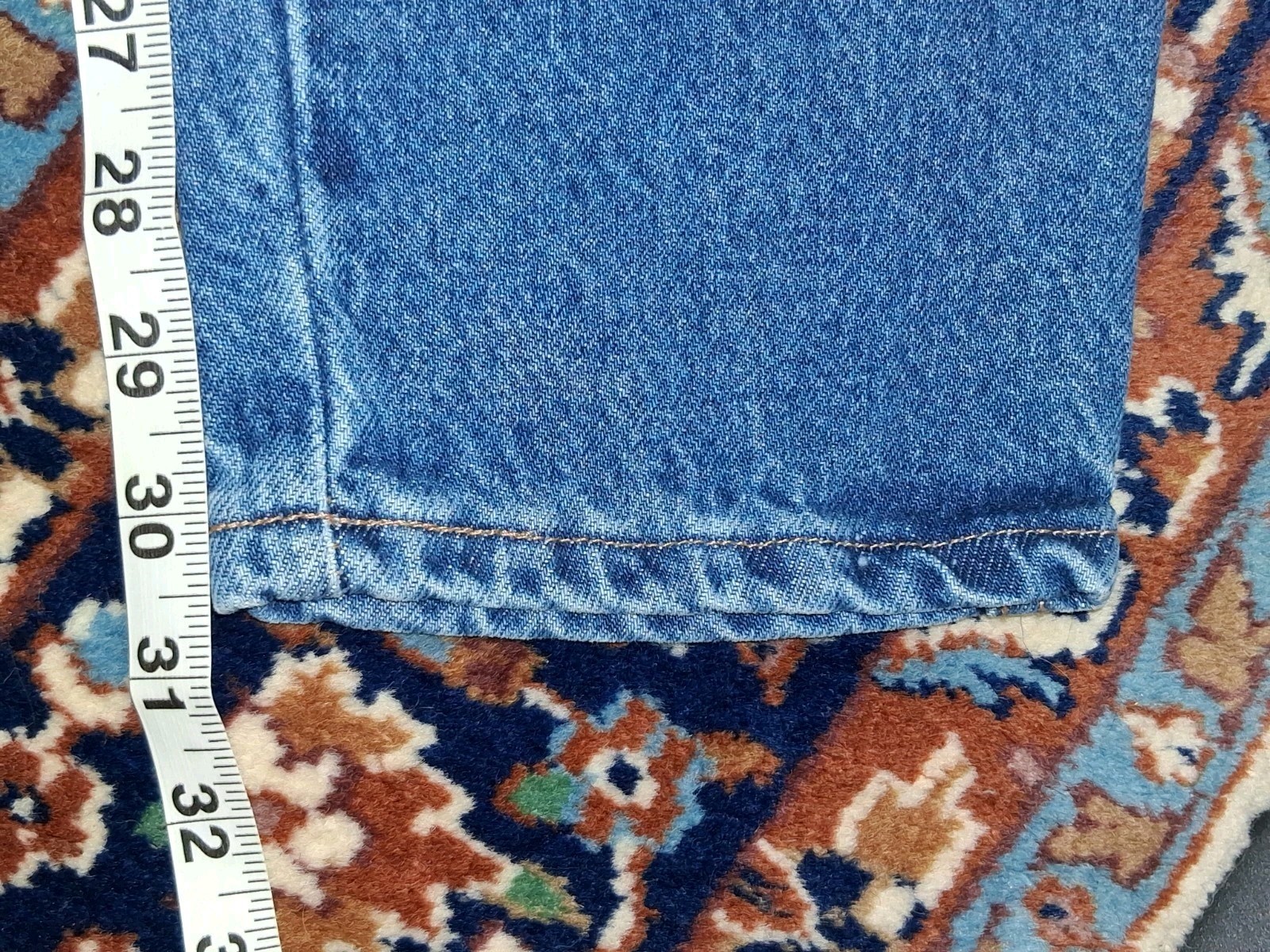 Zena Mom Jeans High Waisted Tapered Leg Medium Wash Blue Denim Womens 8 Vintage