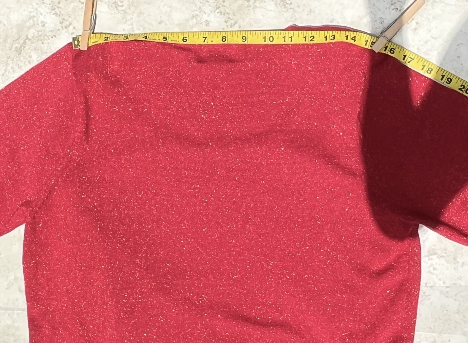 Blouse Red Size:XL Vintage Shimmery Pull Over Tie Front By NY Collection