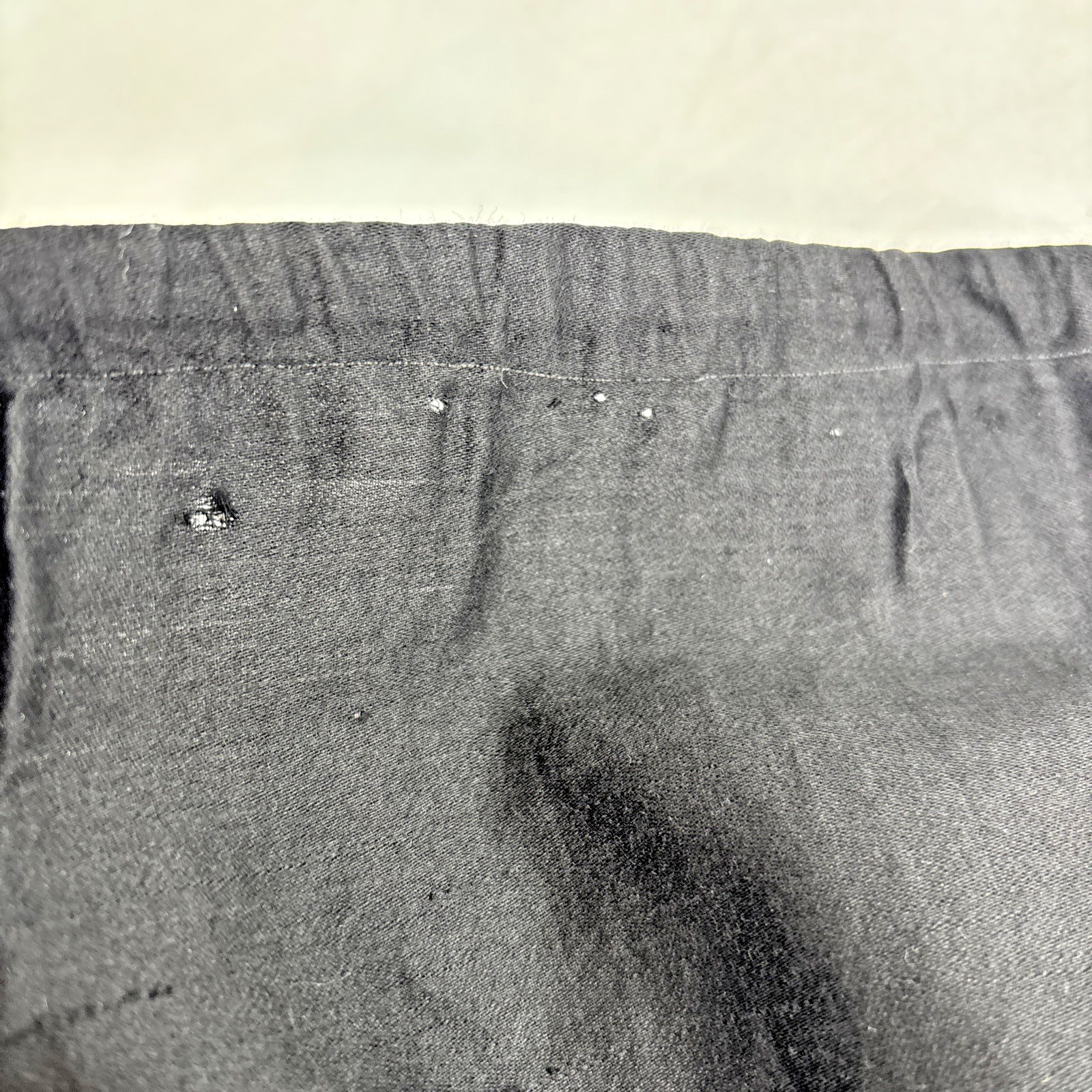 Antique 1890/1900 Victorian Edwardian Black Mourning Petticoat Skirt Slip