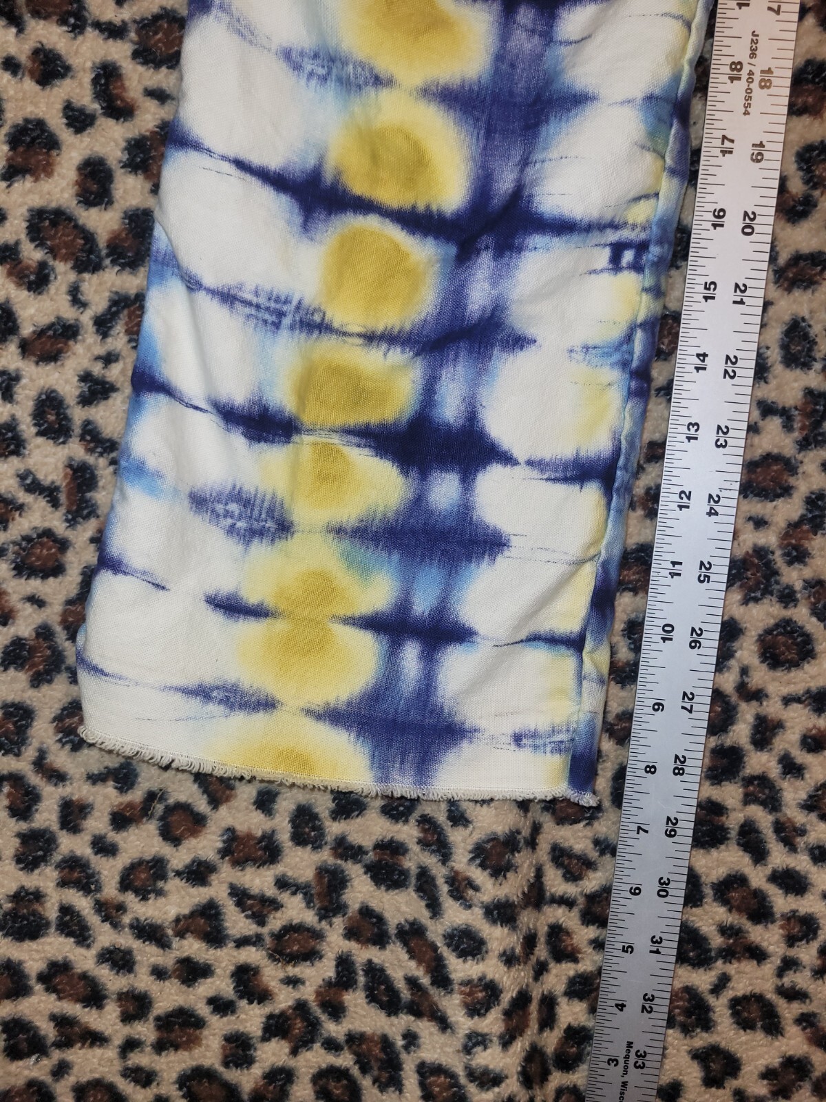 Vintage Tie Dye Xtrovert 60s 70s 80s Pants Blue Yellow White