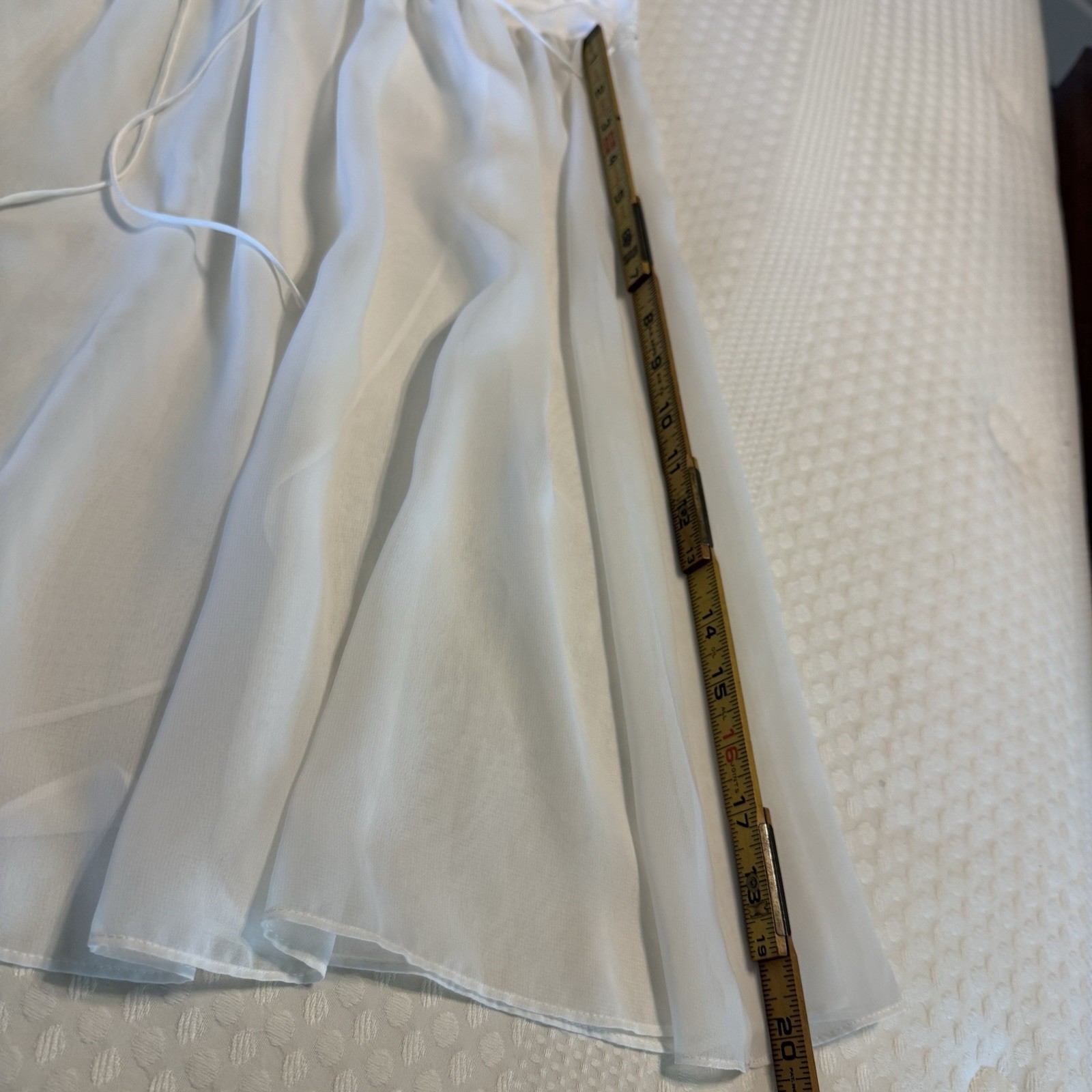 Cato white nightgown vintage Size Large