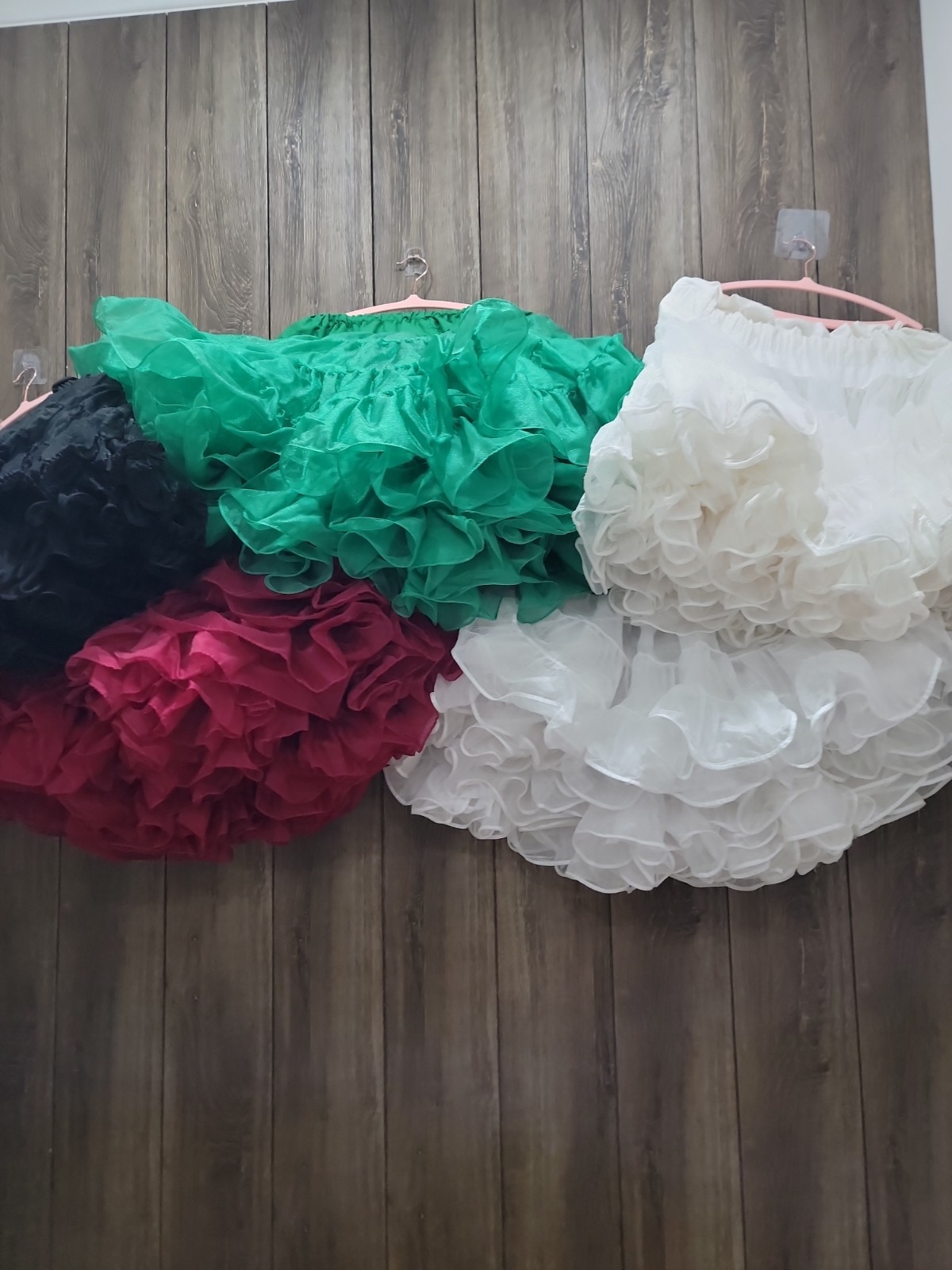 Lot of 5 Vintage Malco Modes S-501 Square Dance Petticoats Crinolines Ruffle Ski