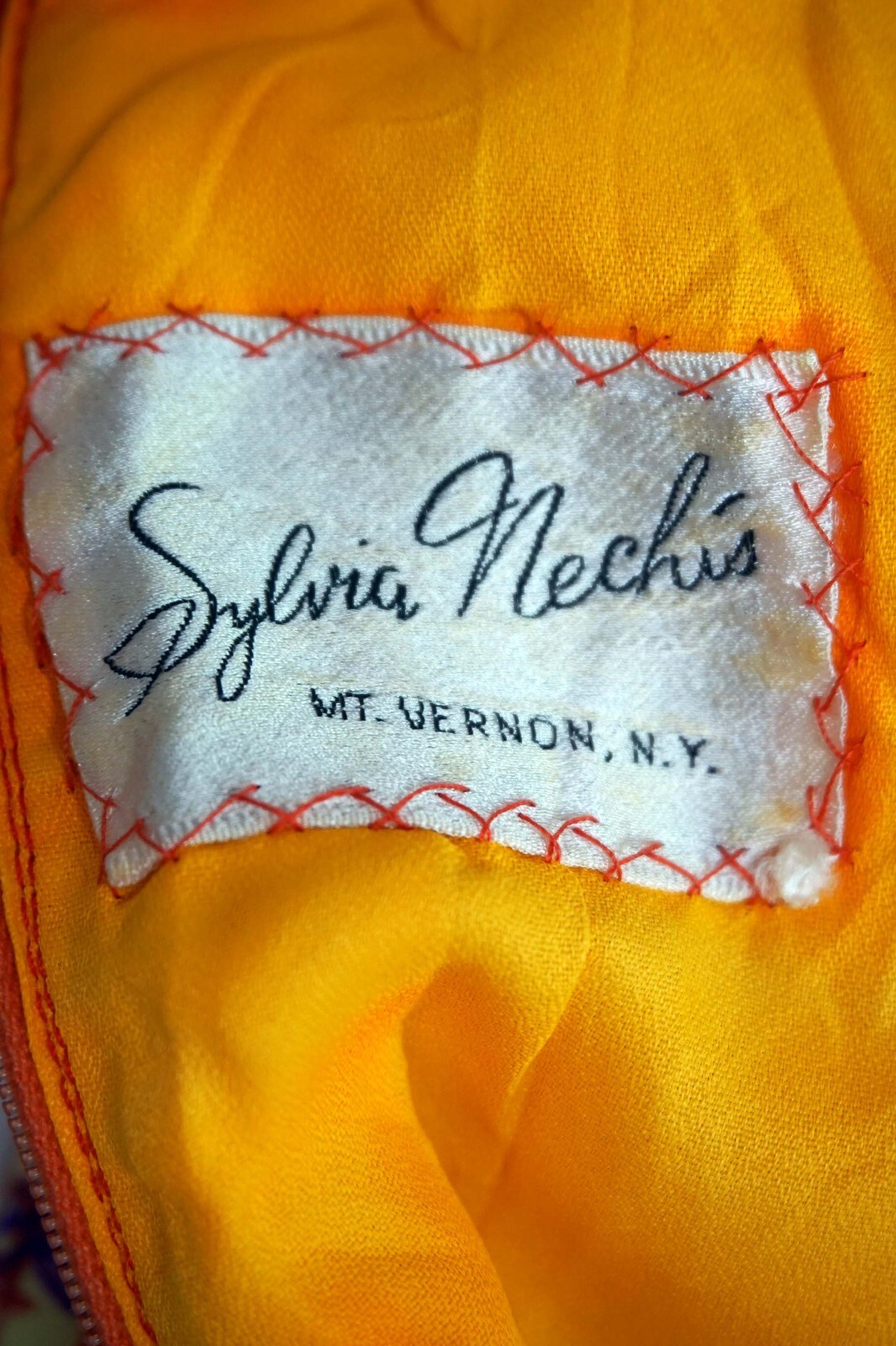 Sylvia Nechis Mt. Vernon NY 60’s Designer Midi Dress Abstract Women’s Small/Med