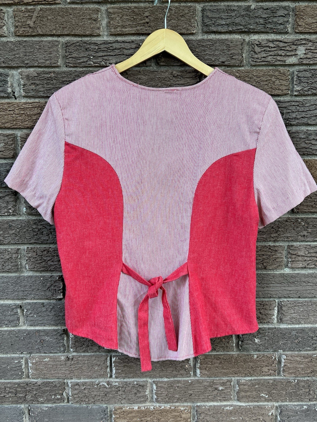 70’s Vintage Women’s Red/pink Shirt Size Large. Rockabilly Cowgirl Rodeo By 1849