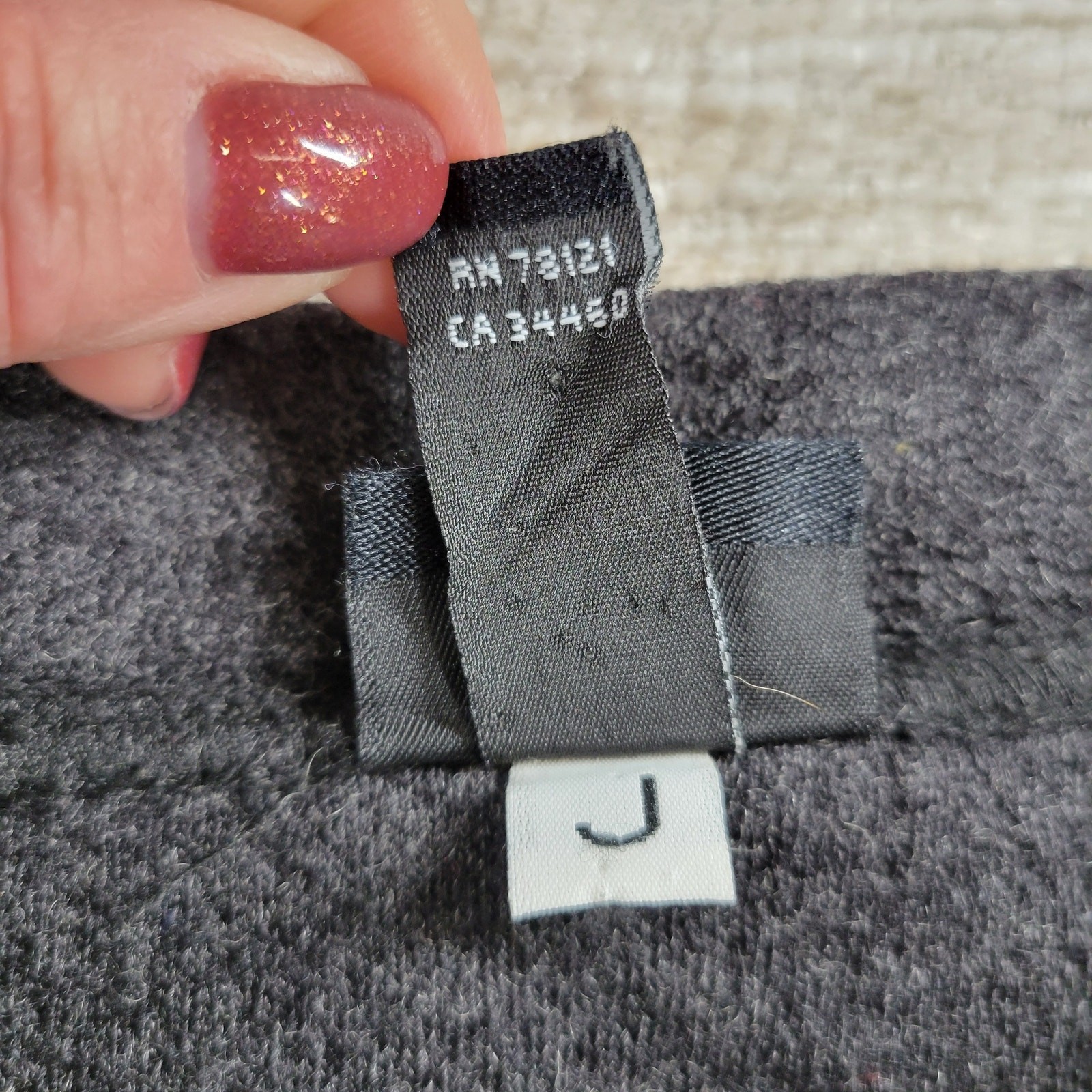 Eileen Fisher Wool Midi Skirt Medium Heather Gray Knit Elastic Waist USA