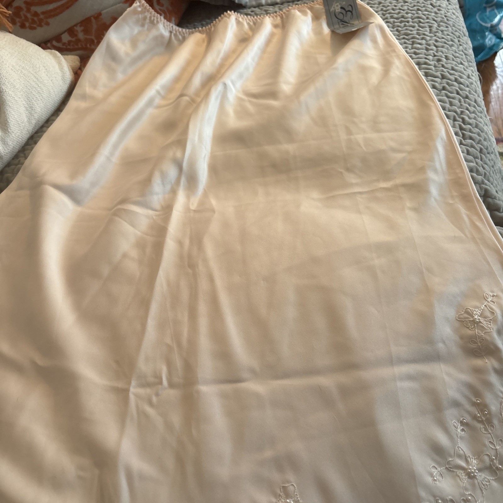 Etienne Elegance In Fine Lingerie Silky Undergarments Lace Beets Trim Vintage