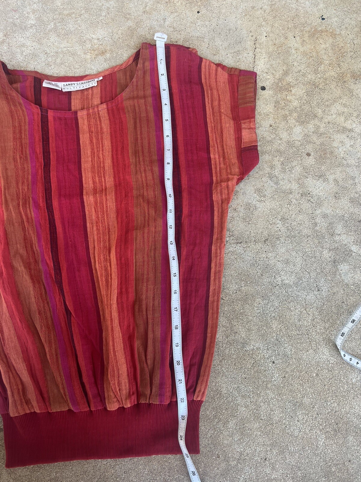 Vintage 1970s/1980s Retro Striped Shirt Funky Groovy Shirt Size XS/S