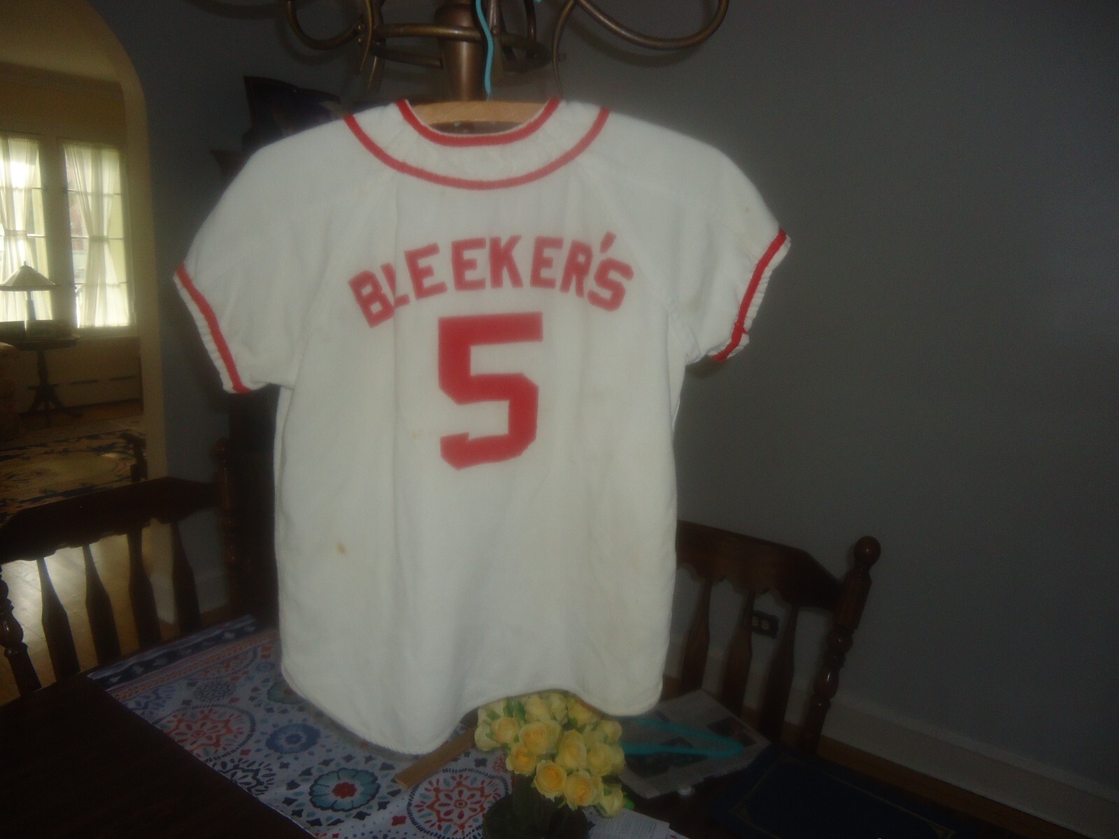 Vintage WHITE SOX Youth Little League Baseball Jersey, WILSON, Made in USA Sz M