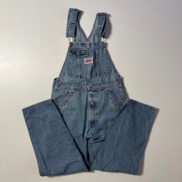 Vintage Light Wash Ikeda Genuine Classic Denim Overalls – XS