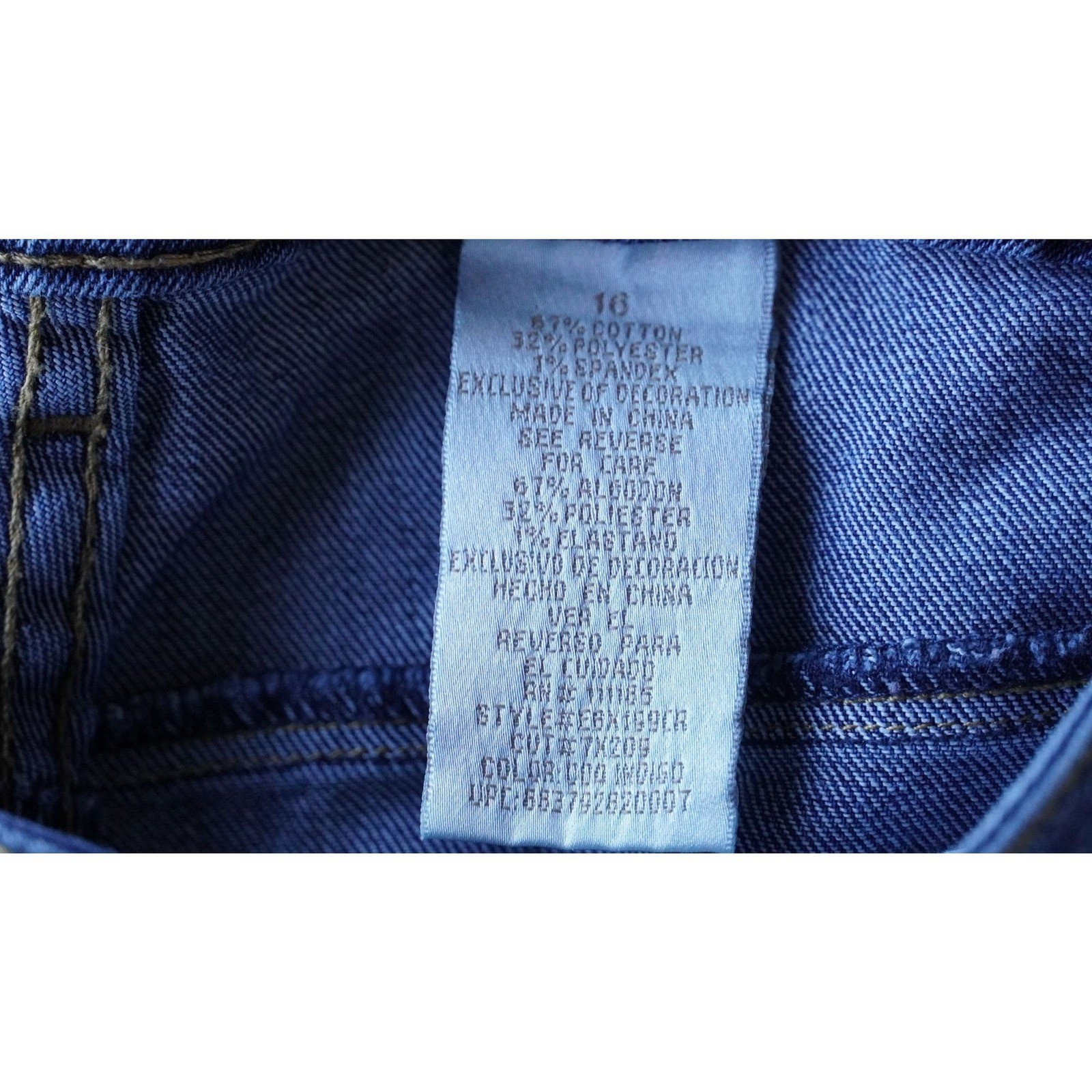 Baby Phat Capri Jeans Womens Size 16 Fashion Silver Label Stretch 90s Y2K