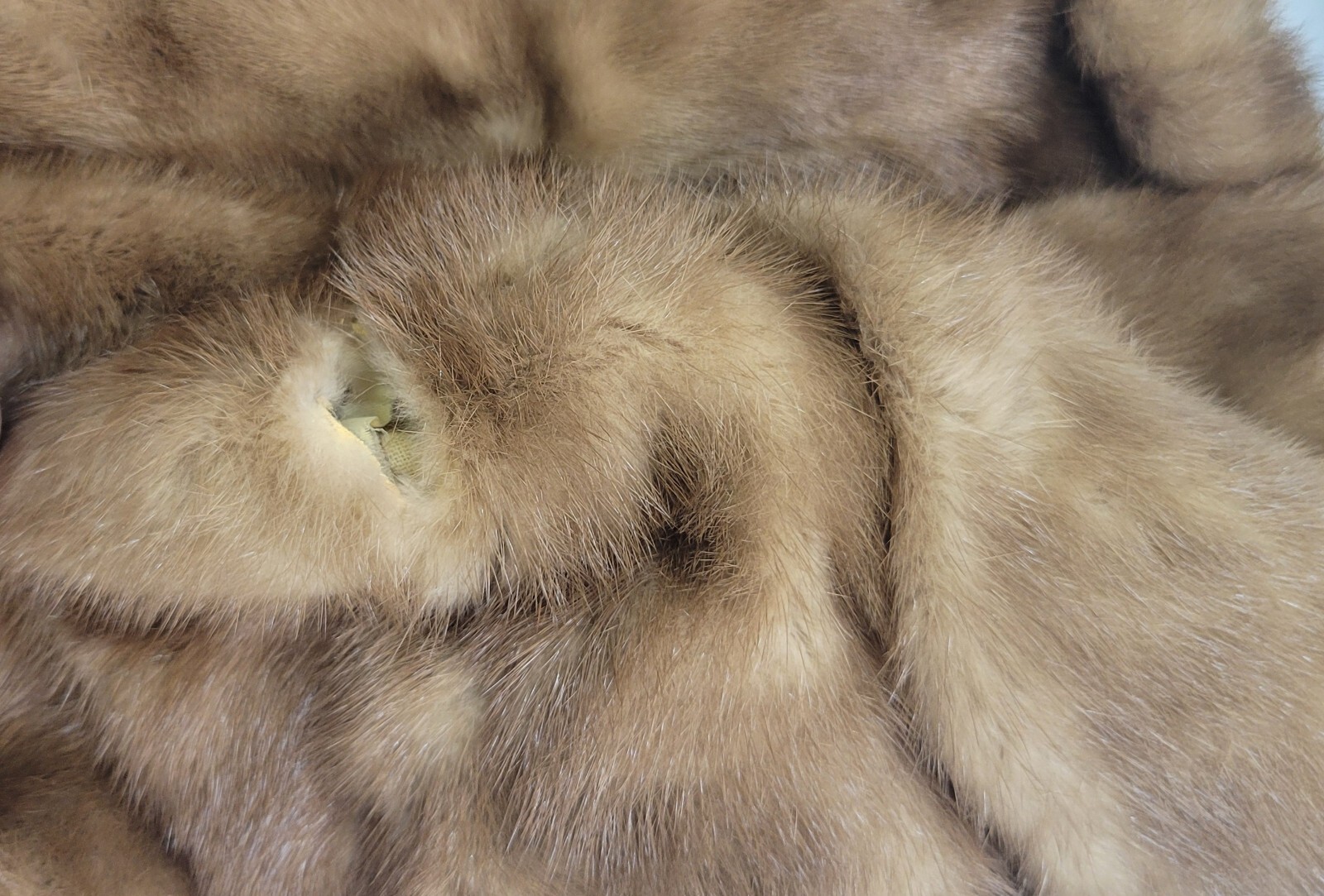 N) Vintage Mob Wife Era Women Over the Shoulder Collar Fur Stole Shawl Vest