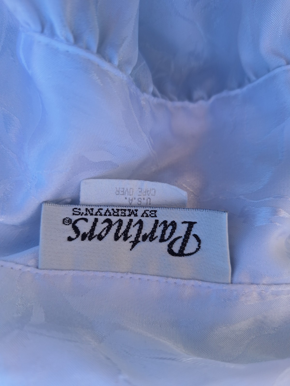 Vintage Polyester White Blouse From Mervyns