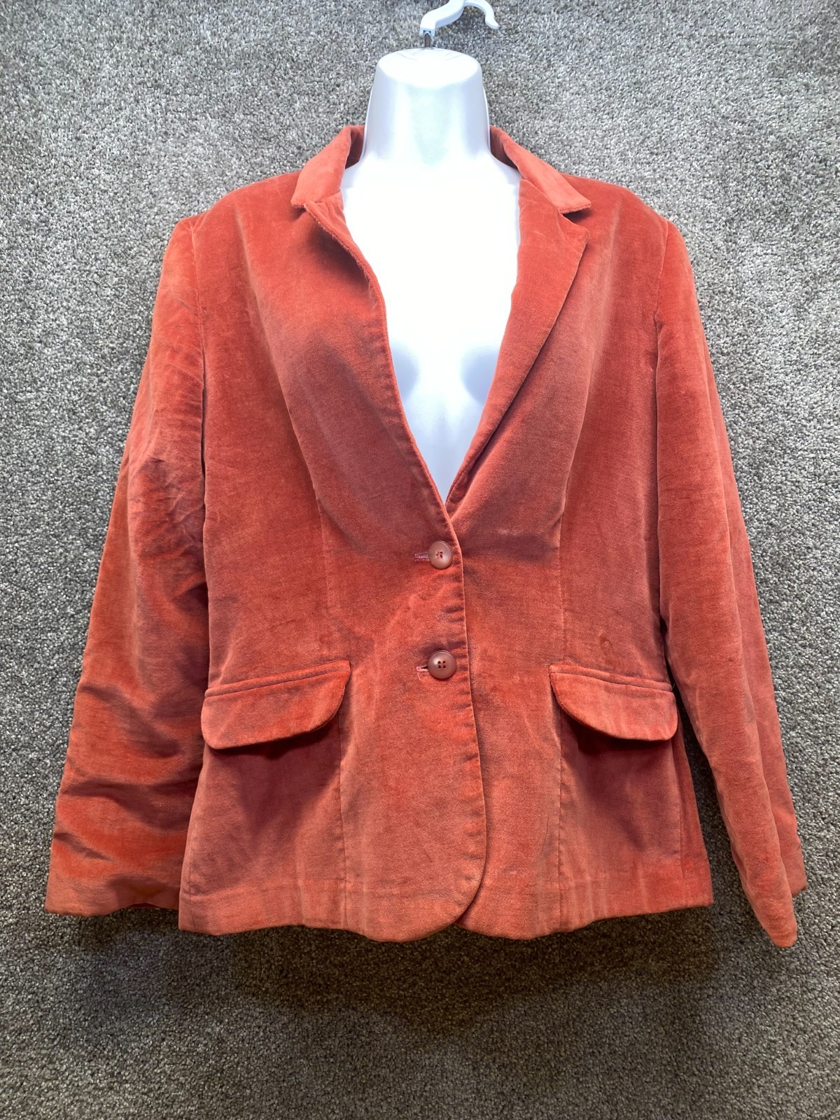 Vintage Velveteen by Crompton Jacket Women’s Center Stage Coral NO SIZE