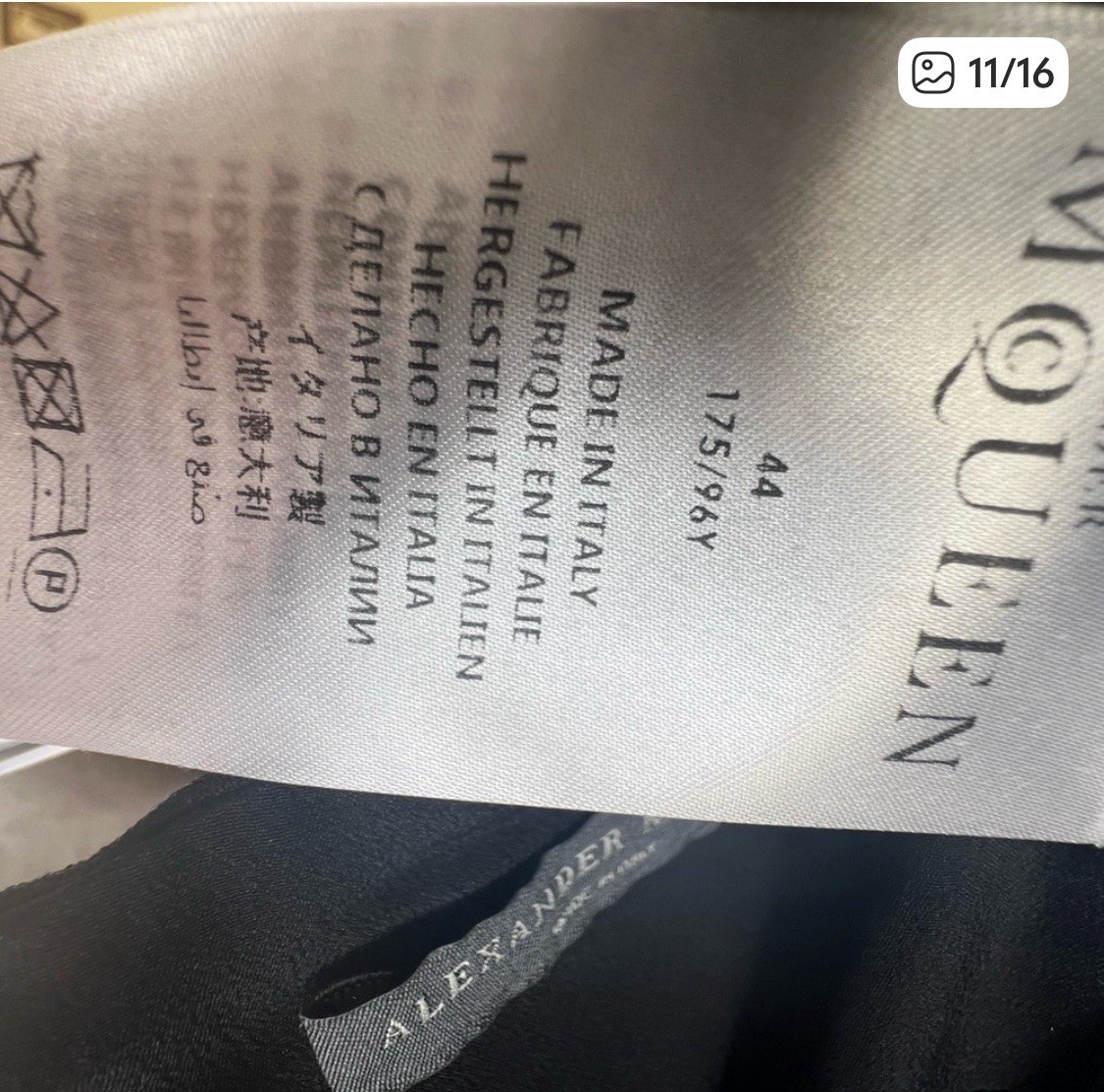 Alexander McQueen Black Vintage Dress
