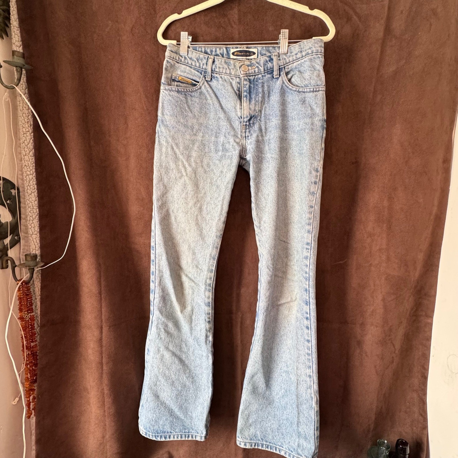 Blue Asphalt Vintage 90s High Waisted Light Wash Straight Leg Jeans Size 5